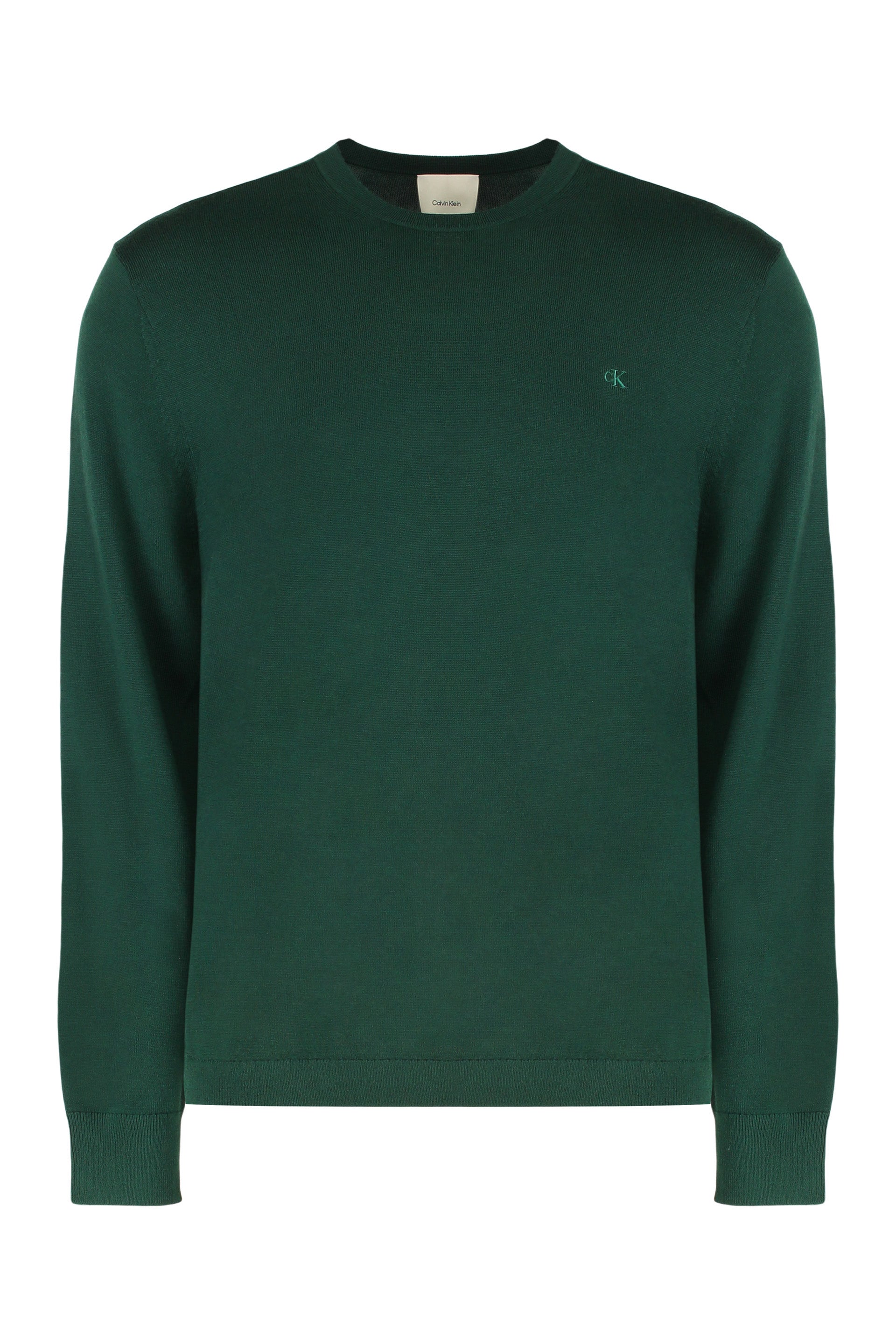 CALVIN KLEIN Men's Wool Sweater with Round Neck