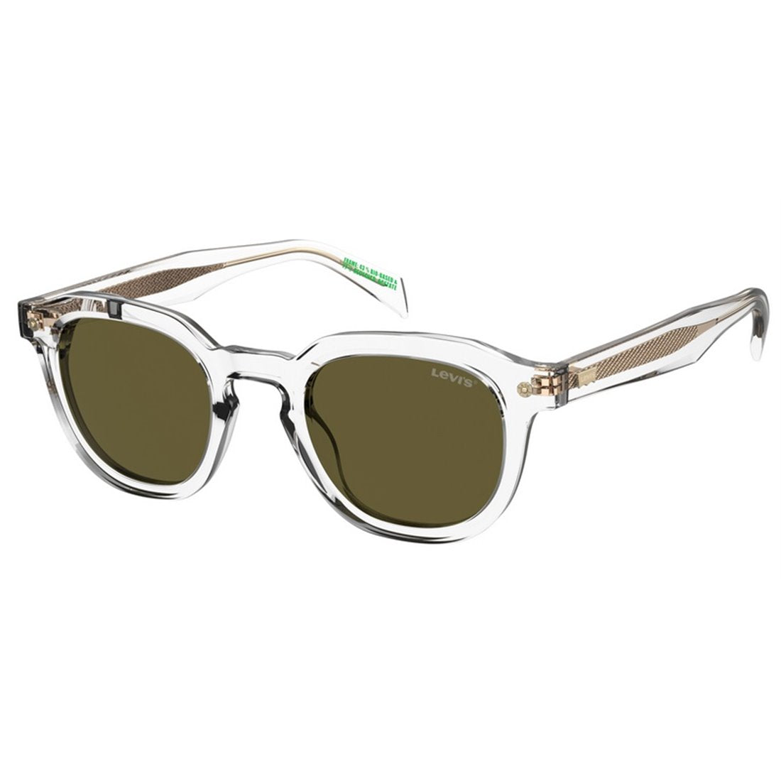 LEVI'S Stylish Unisex 5052 Mini Transparent Sunglasses