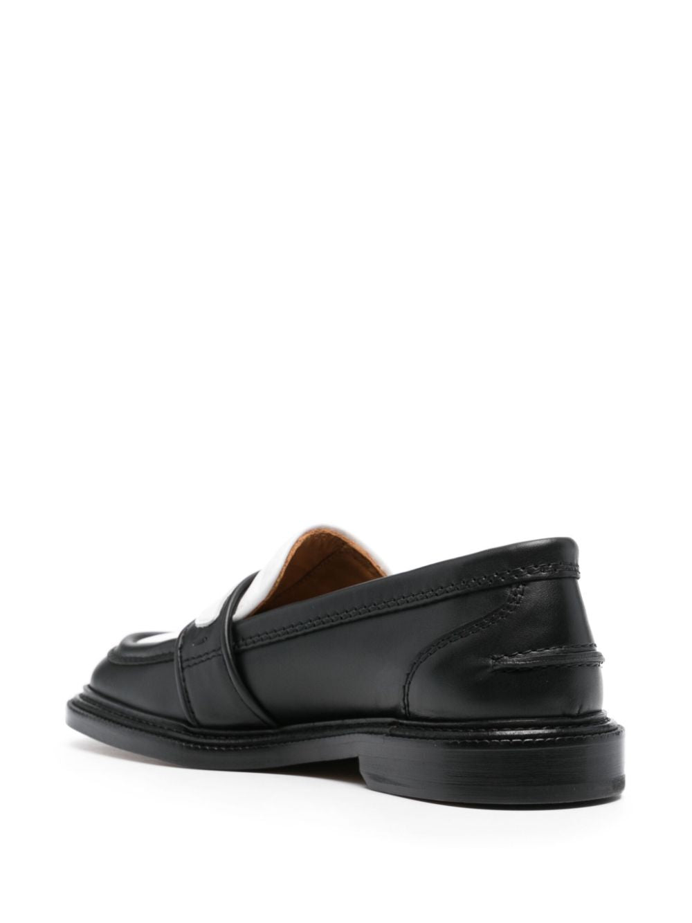 MAISON KITSUNÉ Bicolor Leather Loafers for Women