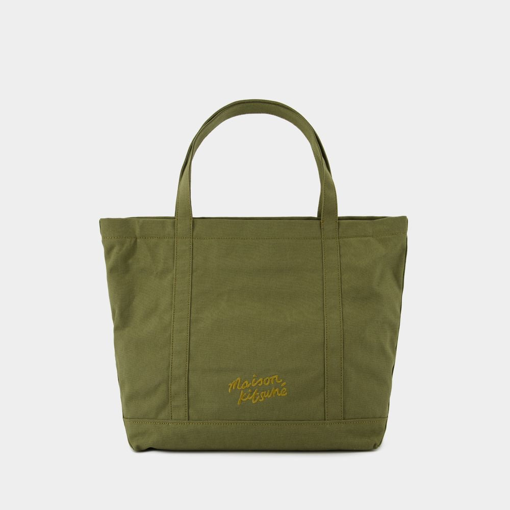 MAISON KITSUNÉ Fox Head Large Shopper Handbag