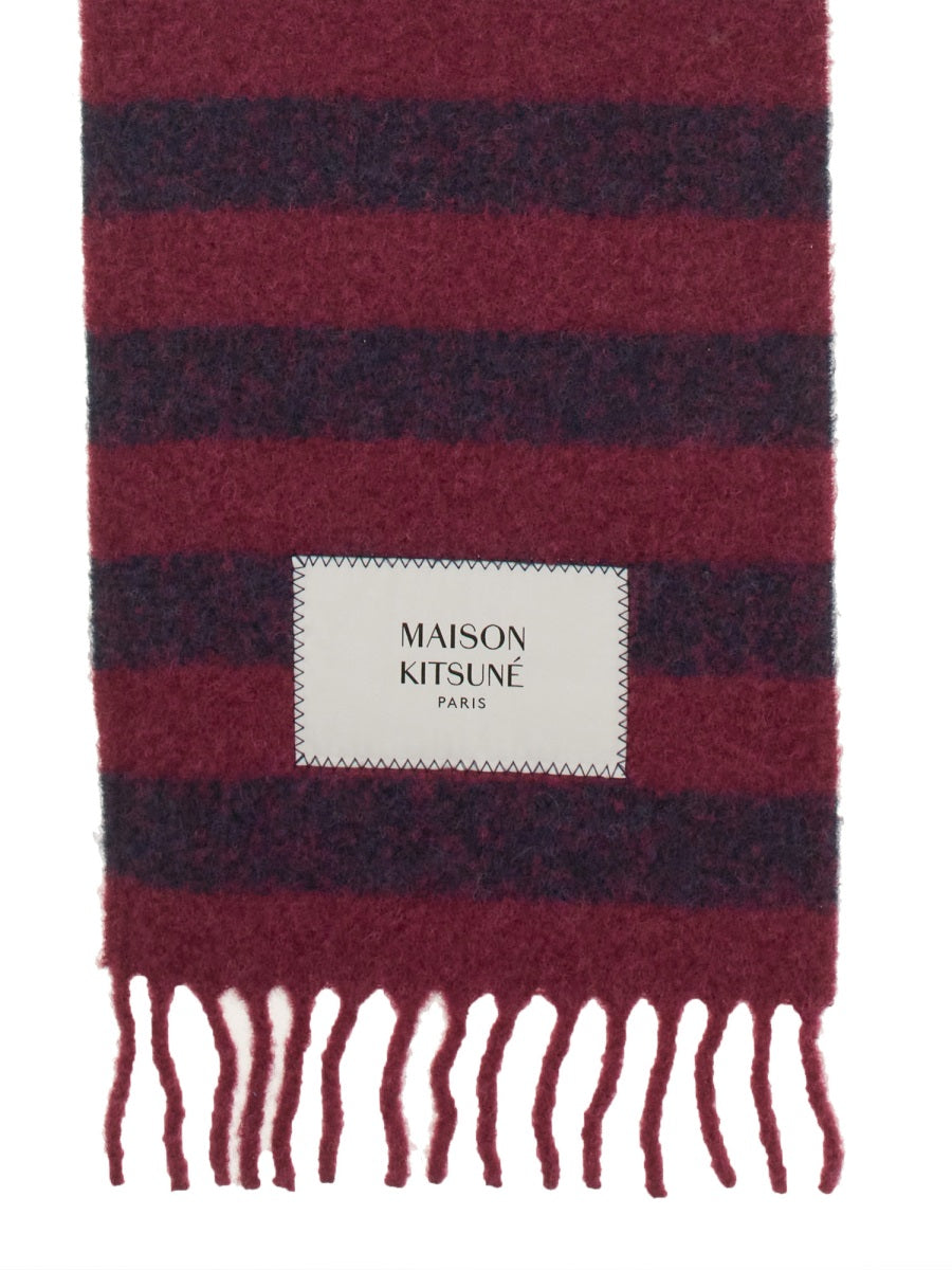 MAISON KITSUNÉ Logo Scarf - Men’s Fashion Accessory
