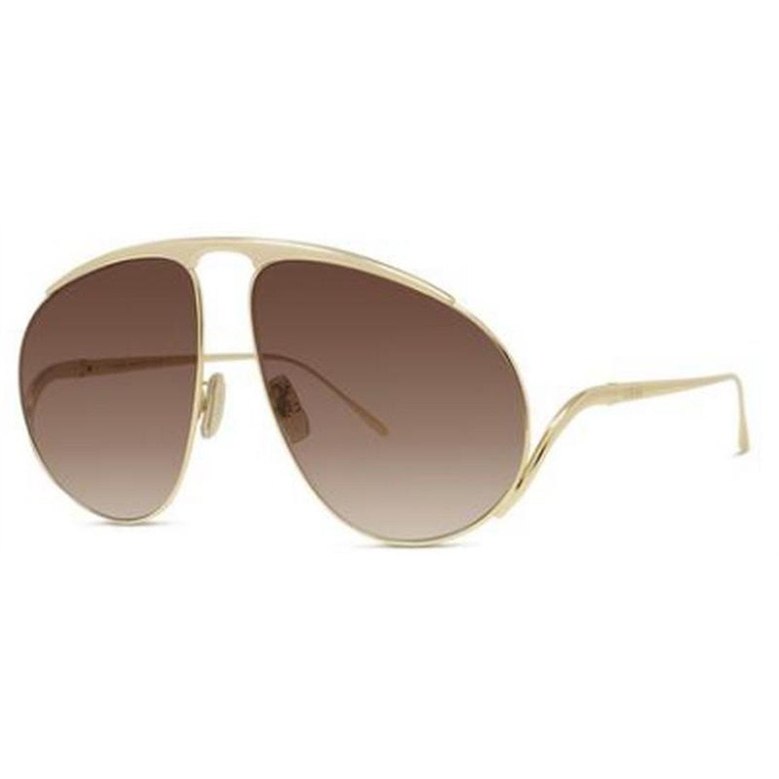 LOEWE Signature Metal Frame Sunglasses for Women