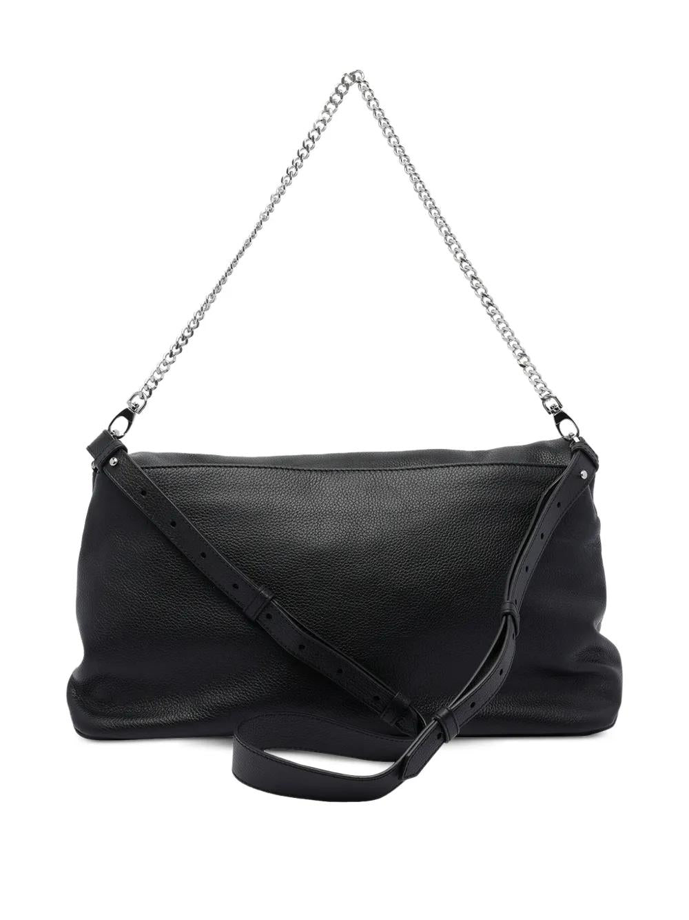 ZADIG&VOLTAIRE Leather Shoulder Handbag with Chain Strap