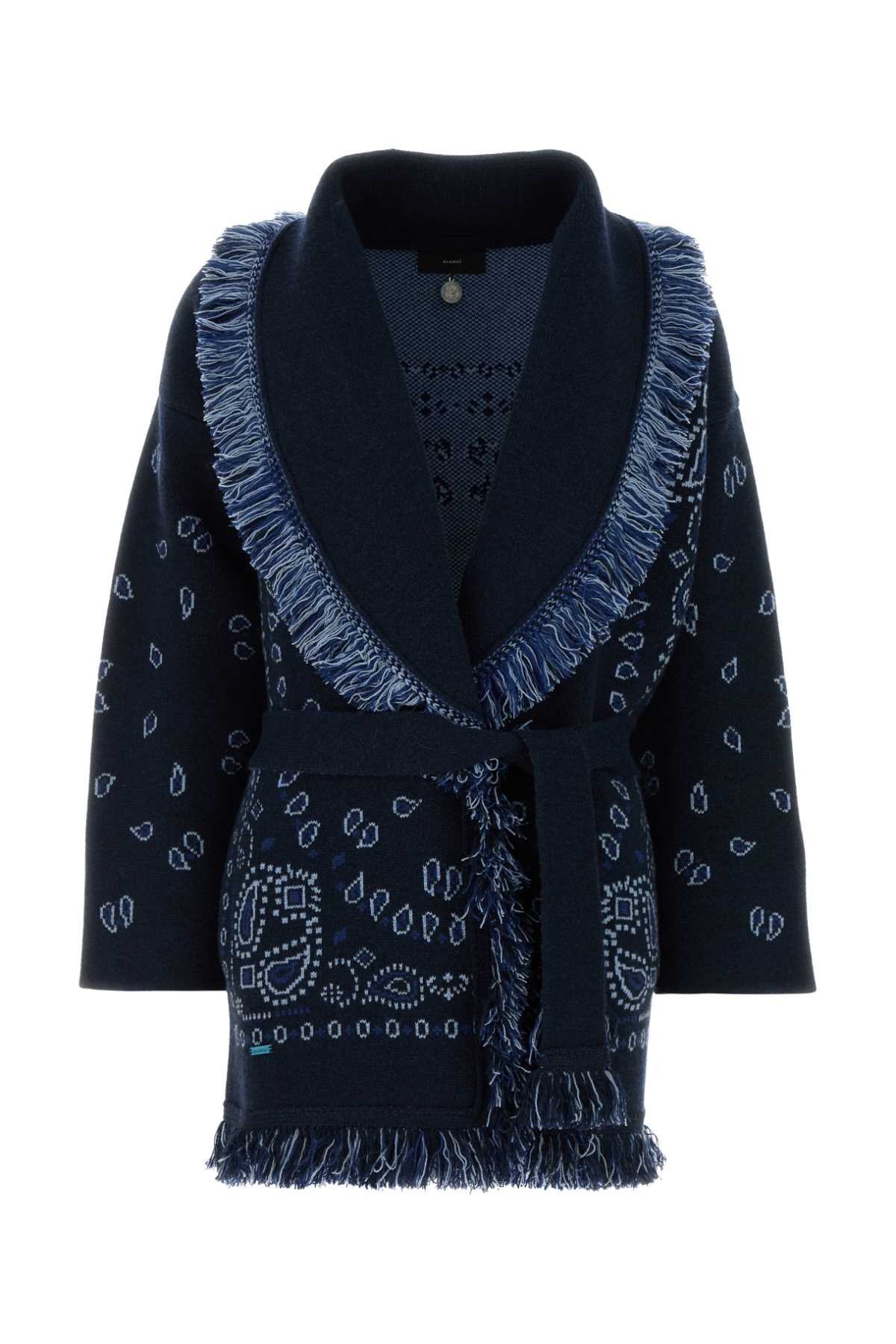 ALANUI Embroidered Cashmere Bandana Cardigan