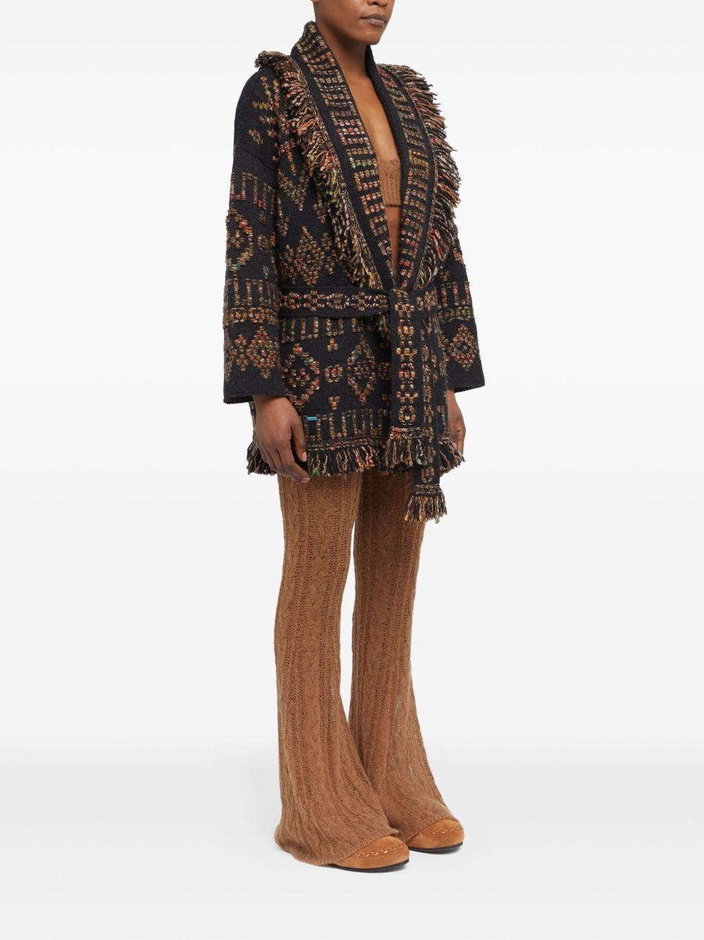 ALANUI Grunge Beat Wool Cardigan