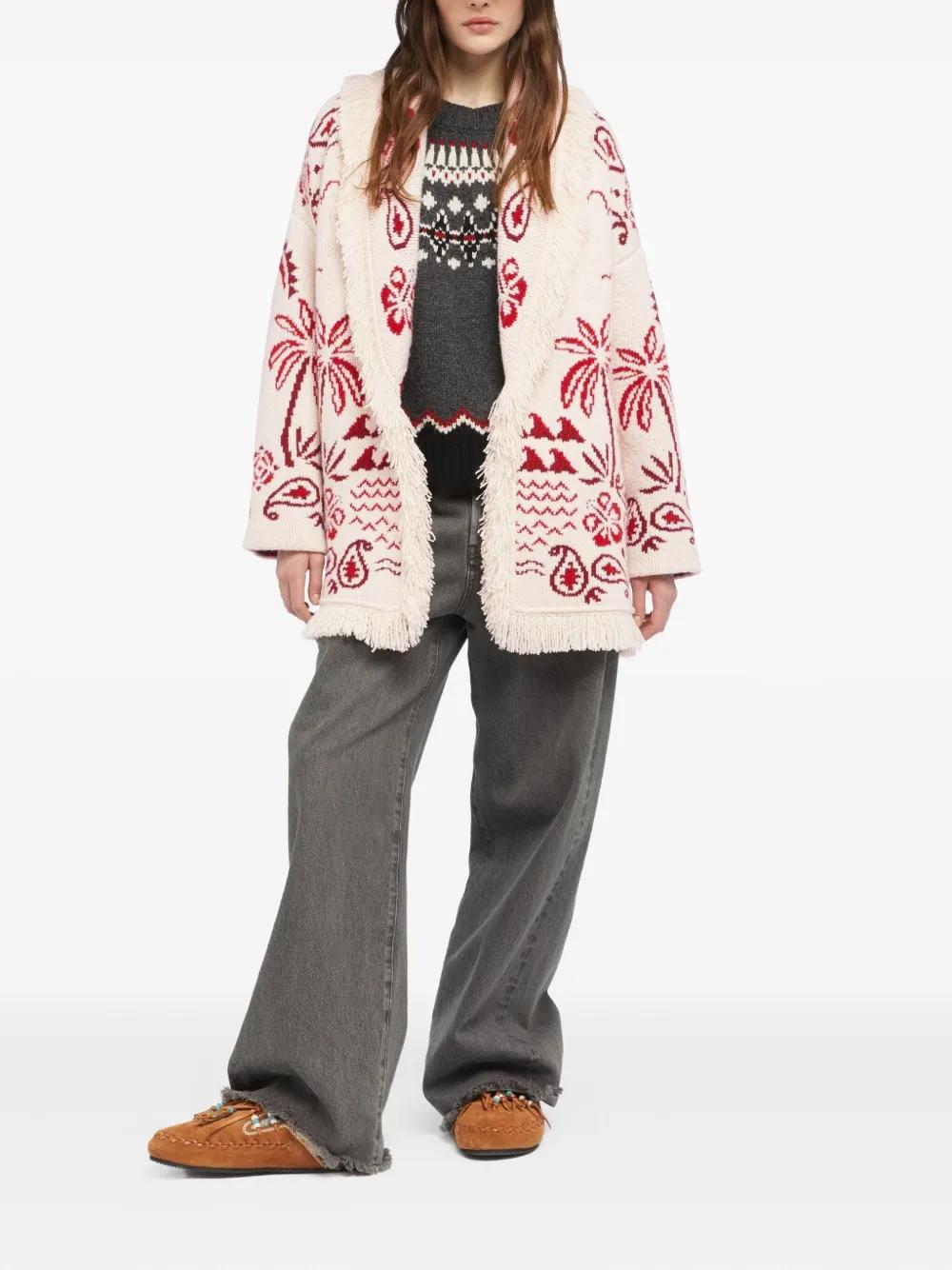 ALANUI Glimpse of Eden Knit Cardigan - Size: Multicolor