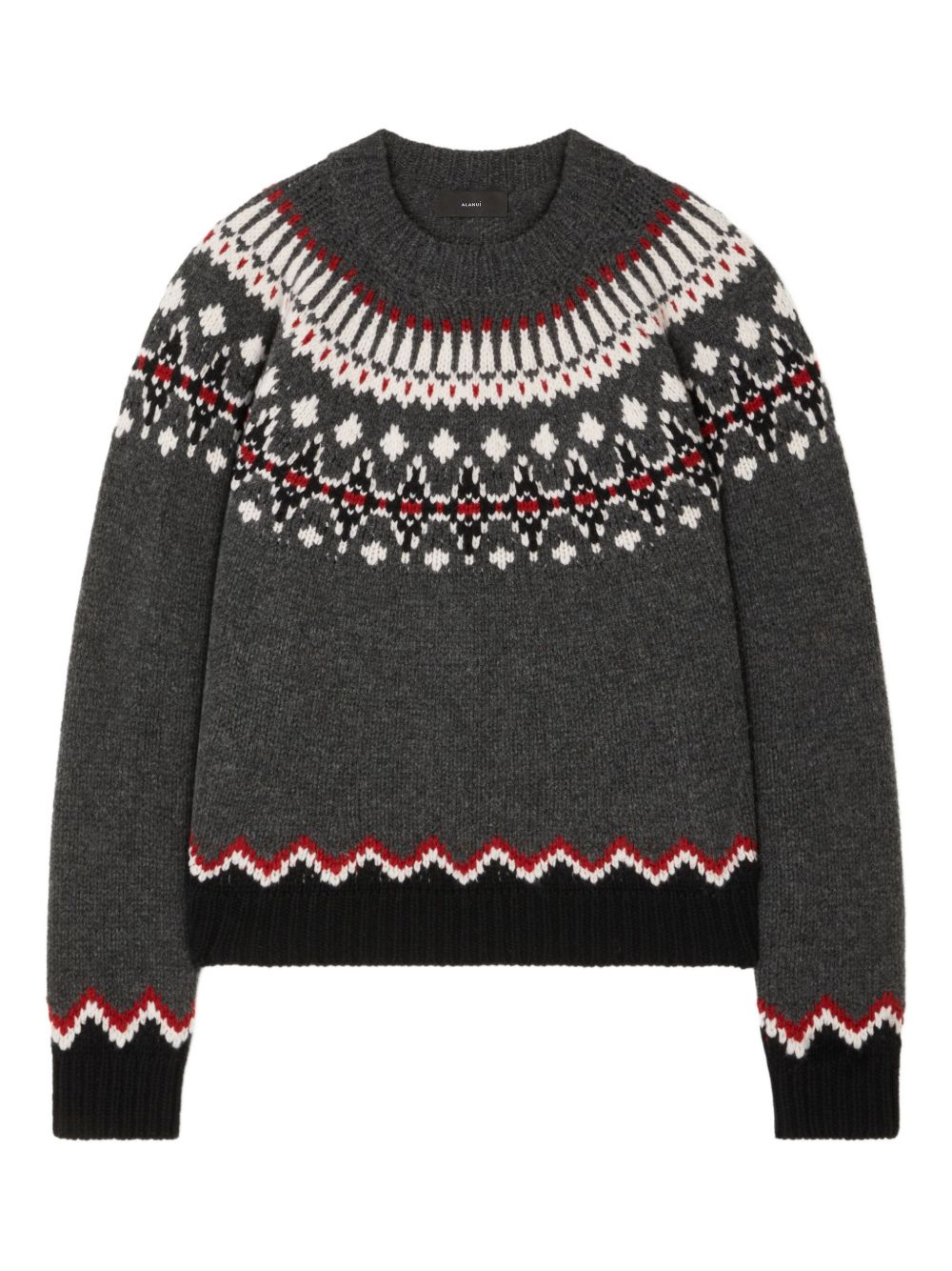 ALANUI Cozy Winter Fairisle Wool Crewneck Jumper