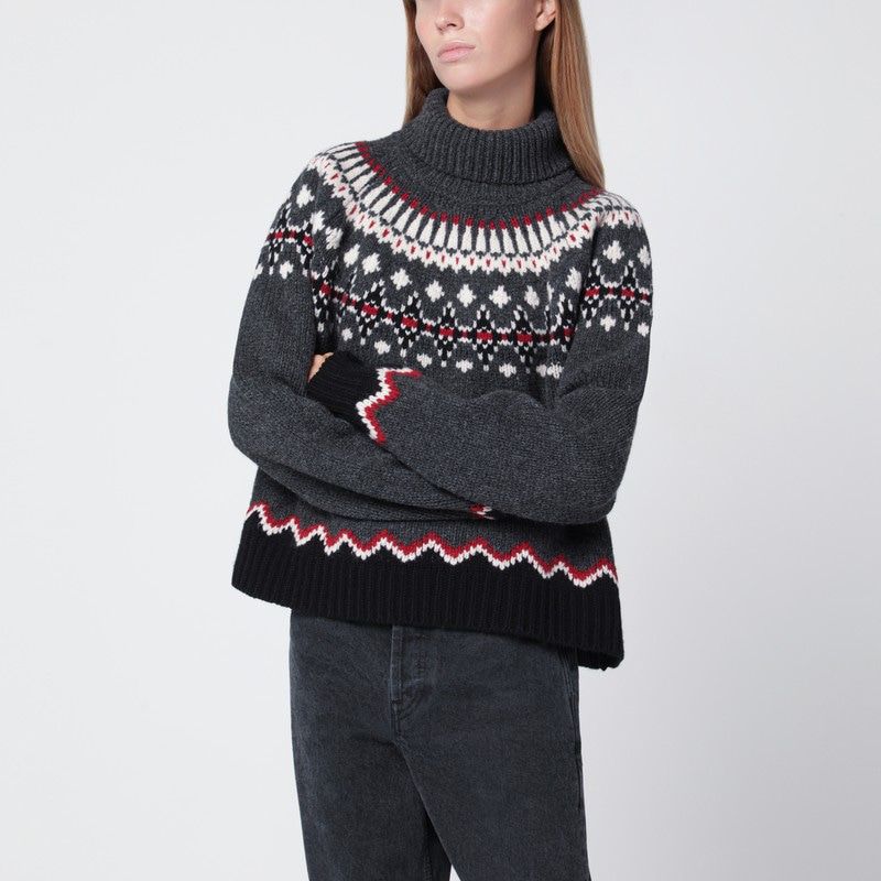 ALANUI Fair Isle Patterned Turtleneck Jumper