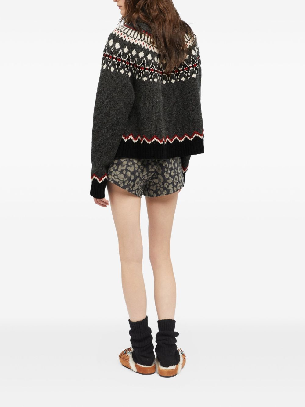 ALANUI Fair Isle Patterned Turtleneck Jumper