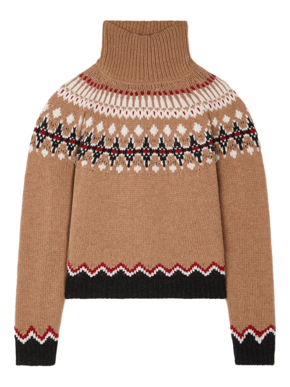 ALANUI Fair Isle Patterned Turtleneck Jumper for Women