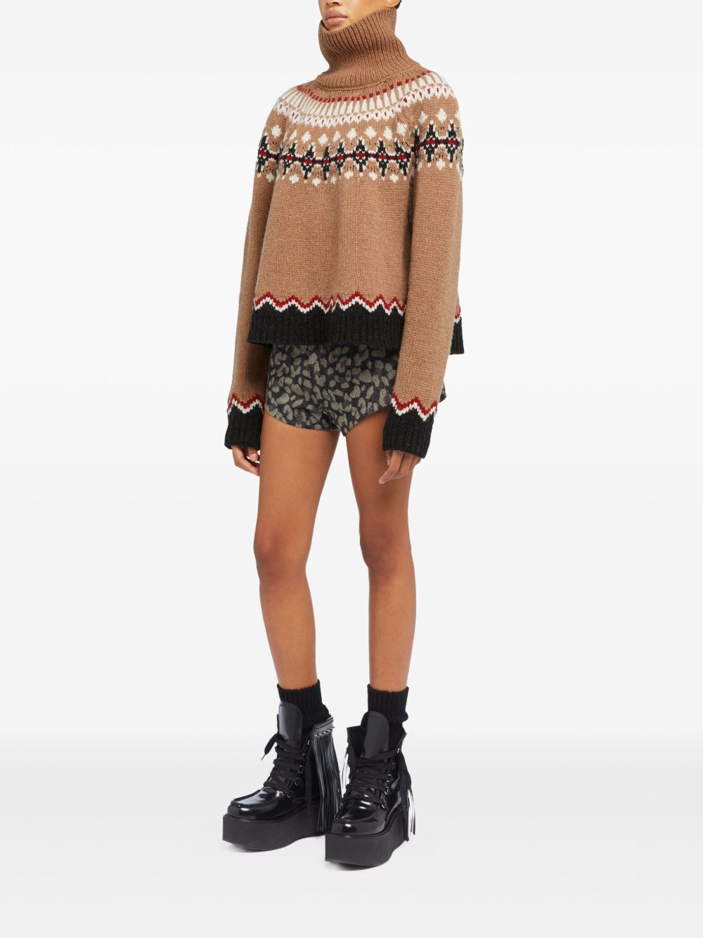 ALANUI Sweet Winter Wool Turtle-Neck Jumper