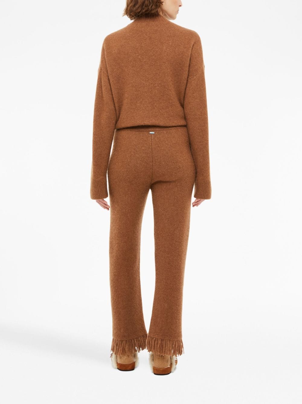 ALANUI Fringe-Detail Knit Trousers