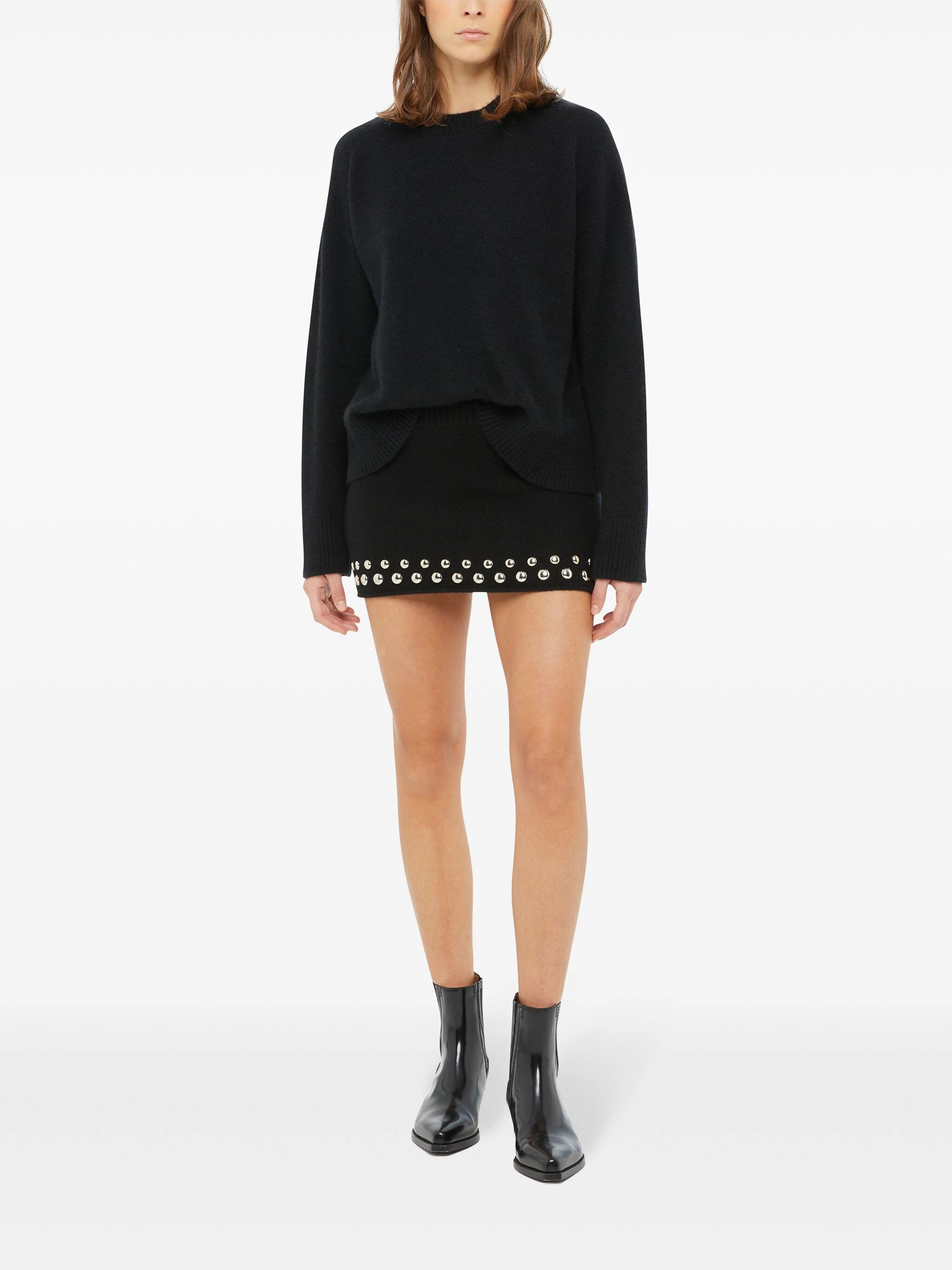 ALANUI Love and Studs Mini Skirt