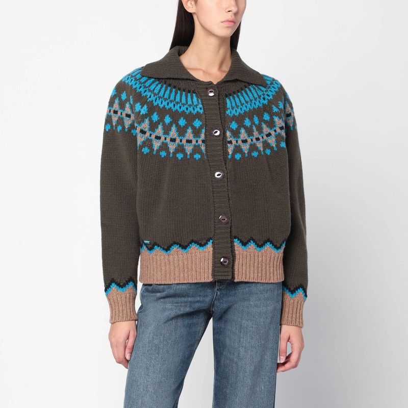 ALANUI Fair Isle Patterned Cardigan