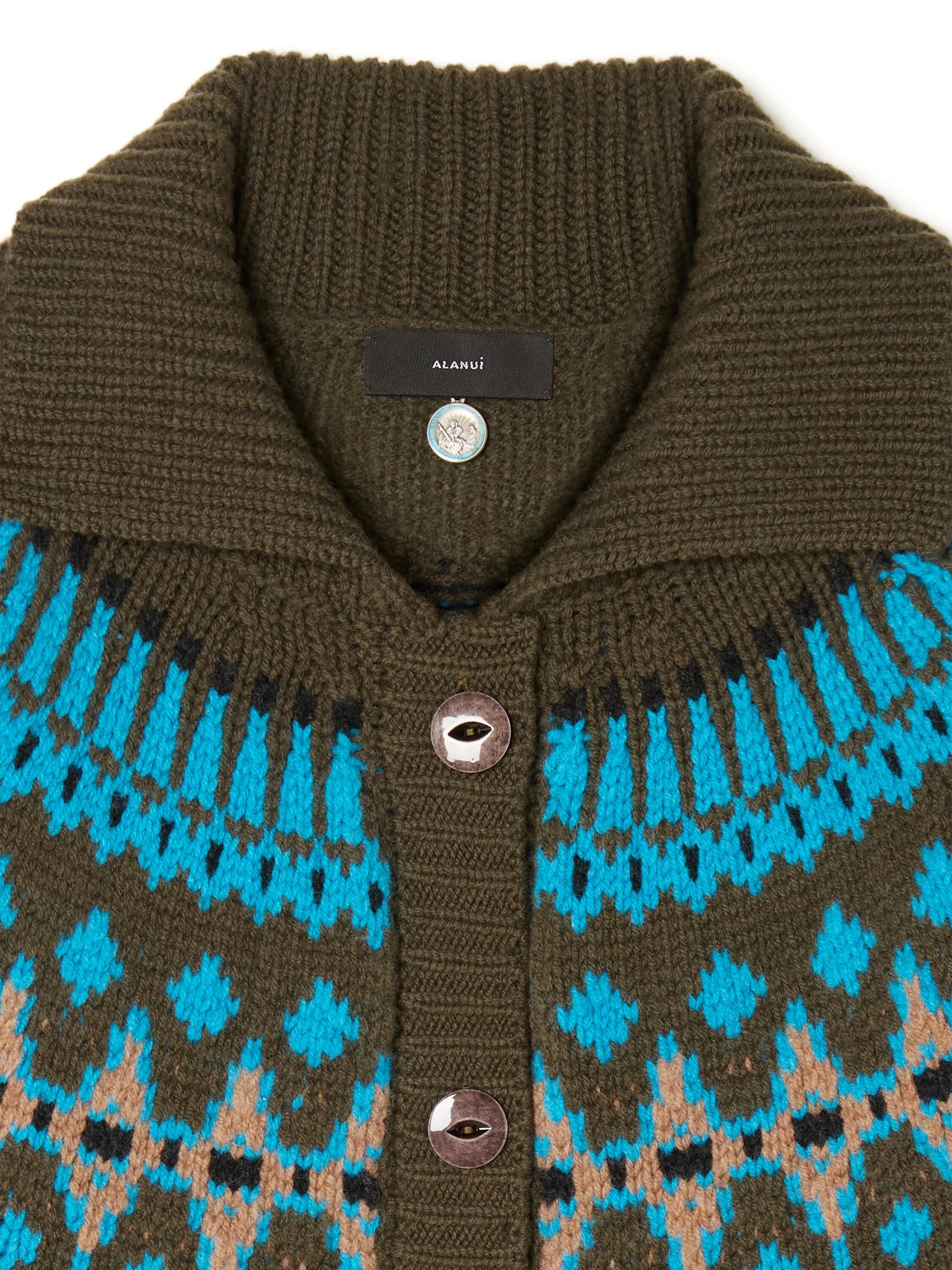 ALANUI Fair Isle Patterned Cardigan