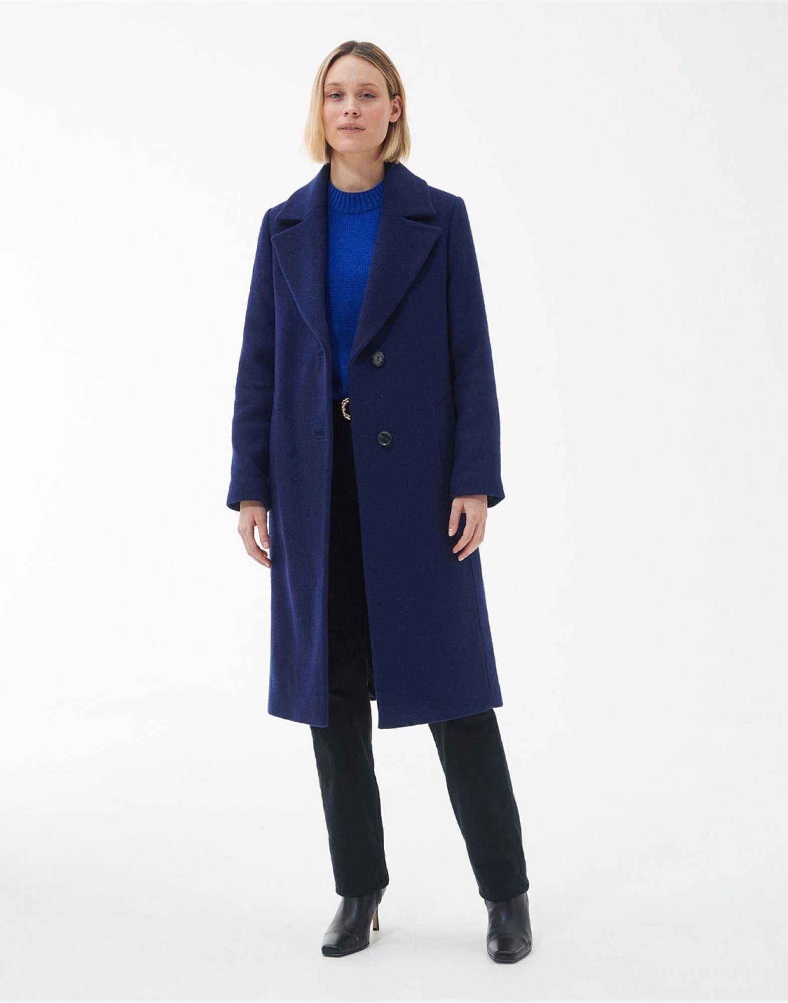 BARBOUR Wool Jacket with Button Fastening - Women’s Outerwear