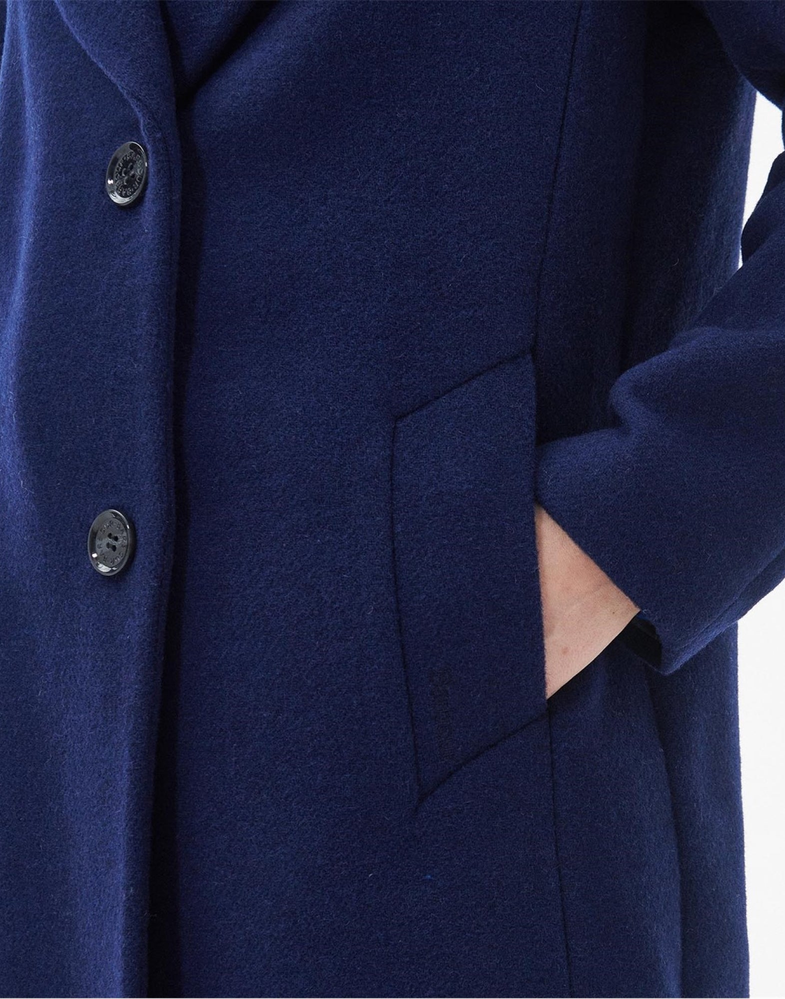 BARBOUR Wool Jacket with Button Fastening - Women’s Outerwear