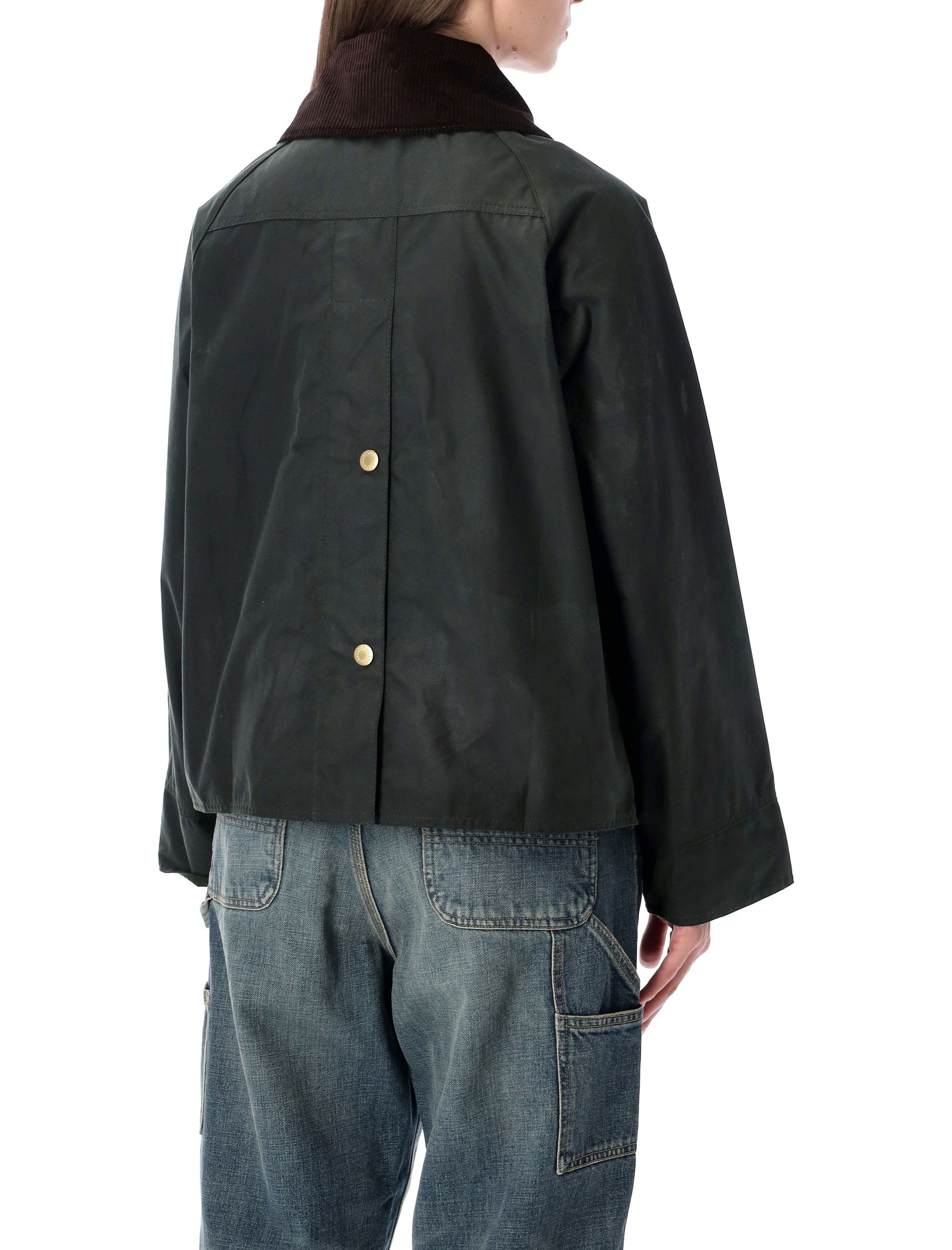 BARBOUR Classic Waxed Cotton Jacket - Size 8