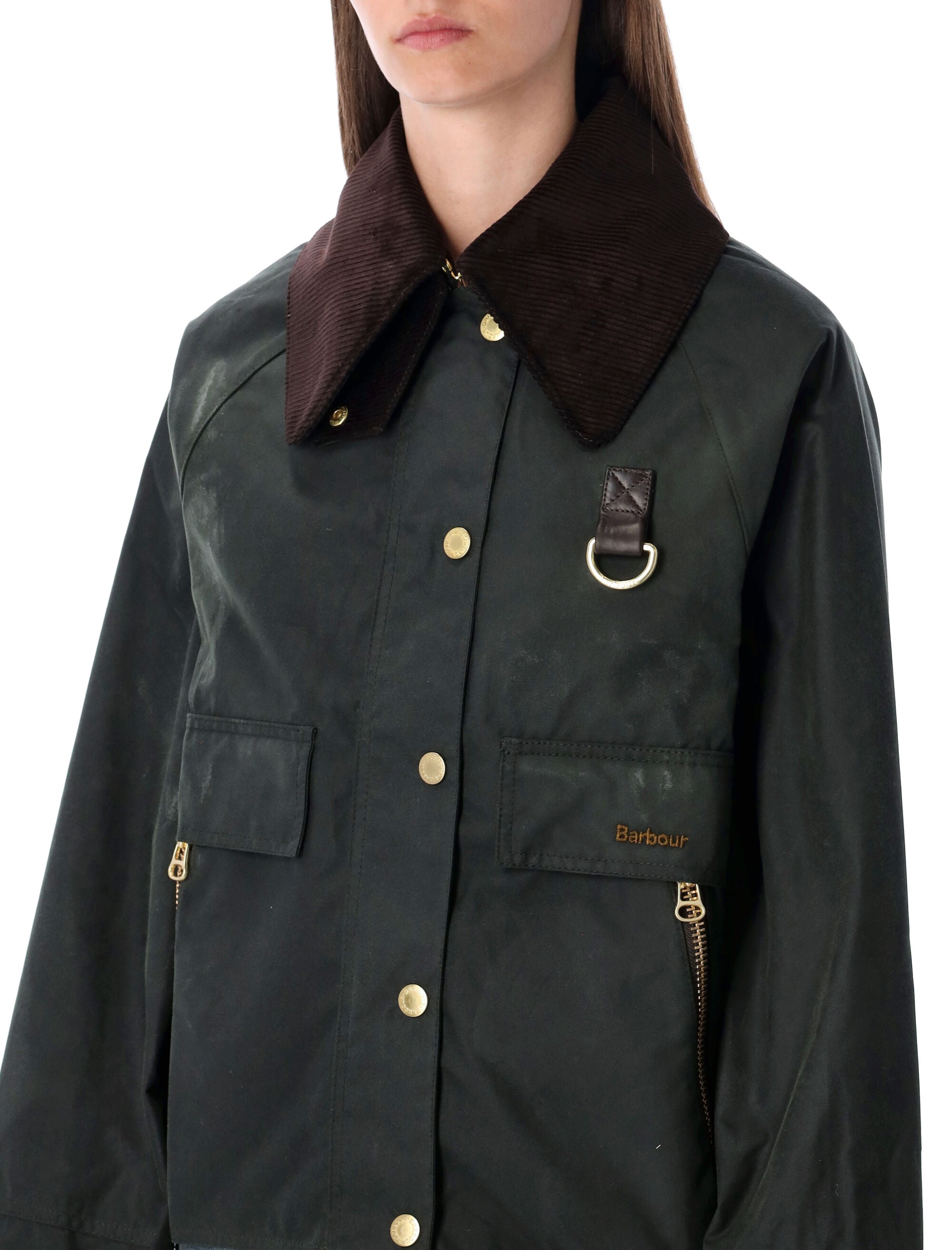 BARBOUR Classic Waxed Cotton Jacket - Size 8