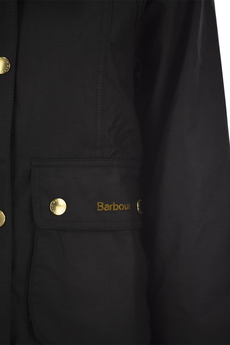 BARBOUR Women's Mini Cropped Waxed Jacket