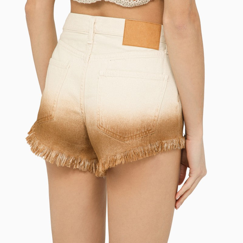 ALANUI Bright Hues Mini Denim Shorts for Women