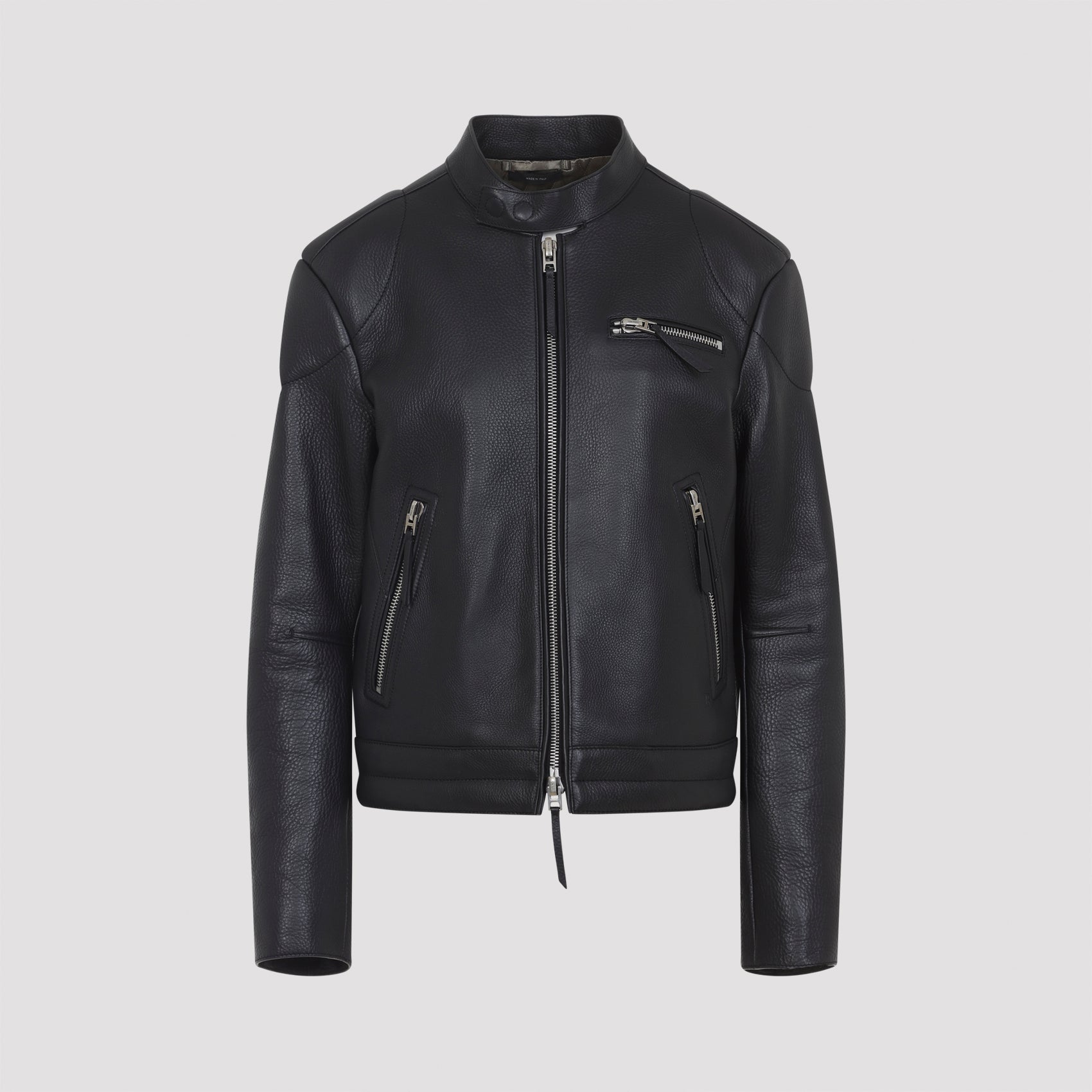 TOM FORD 100% Leather Biker Jacket for Men