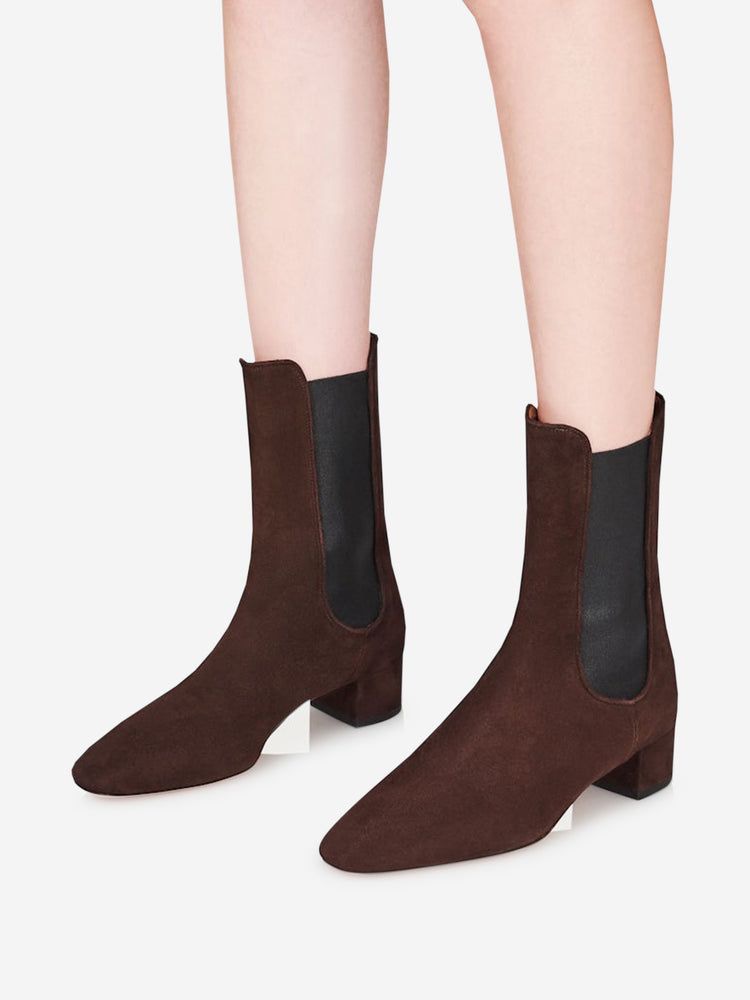 AQUAZZURA Mini Bootie with Low Heel
