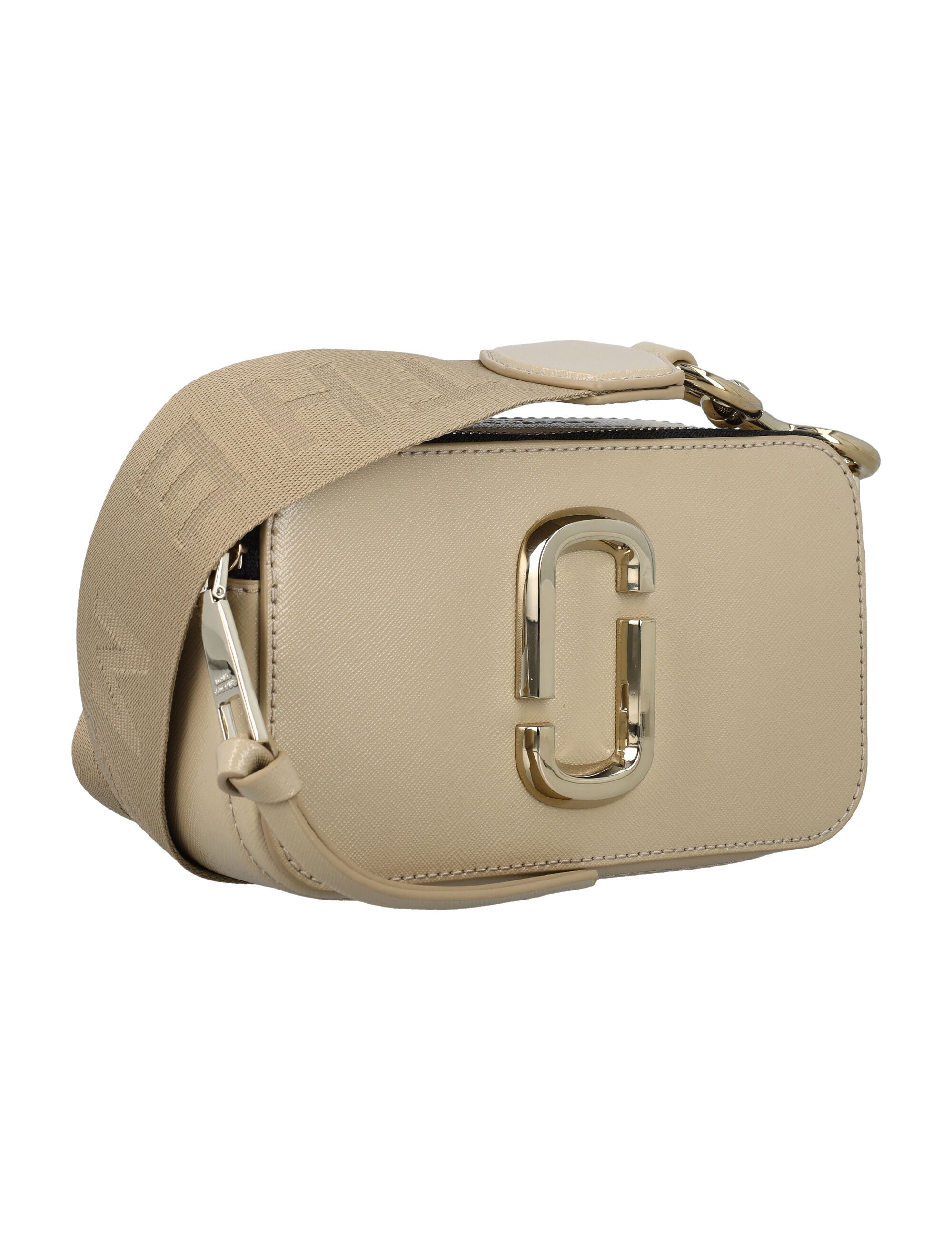 MARC JACOBS Leather Handbag with Logo - Mini Design