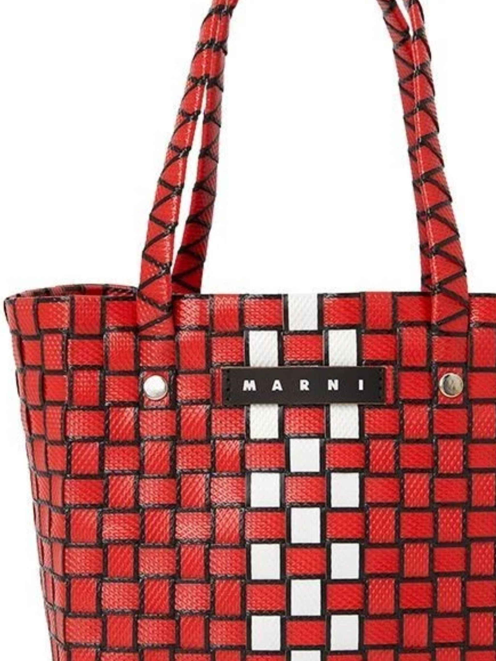 MARNI KIDS Kids Acrylic Box Basket Handbag