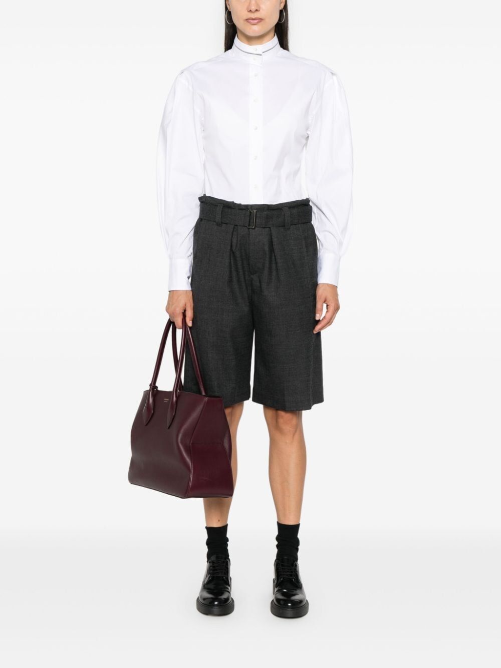 BRUNELLO CUCINELLI Women's Turtle Neck Shirt - Fall/Winter 2024