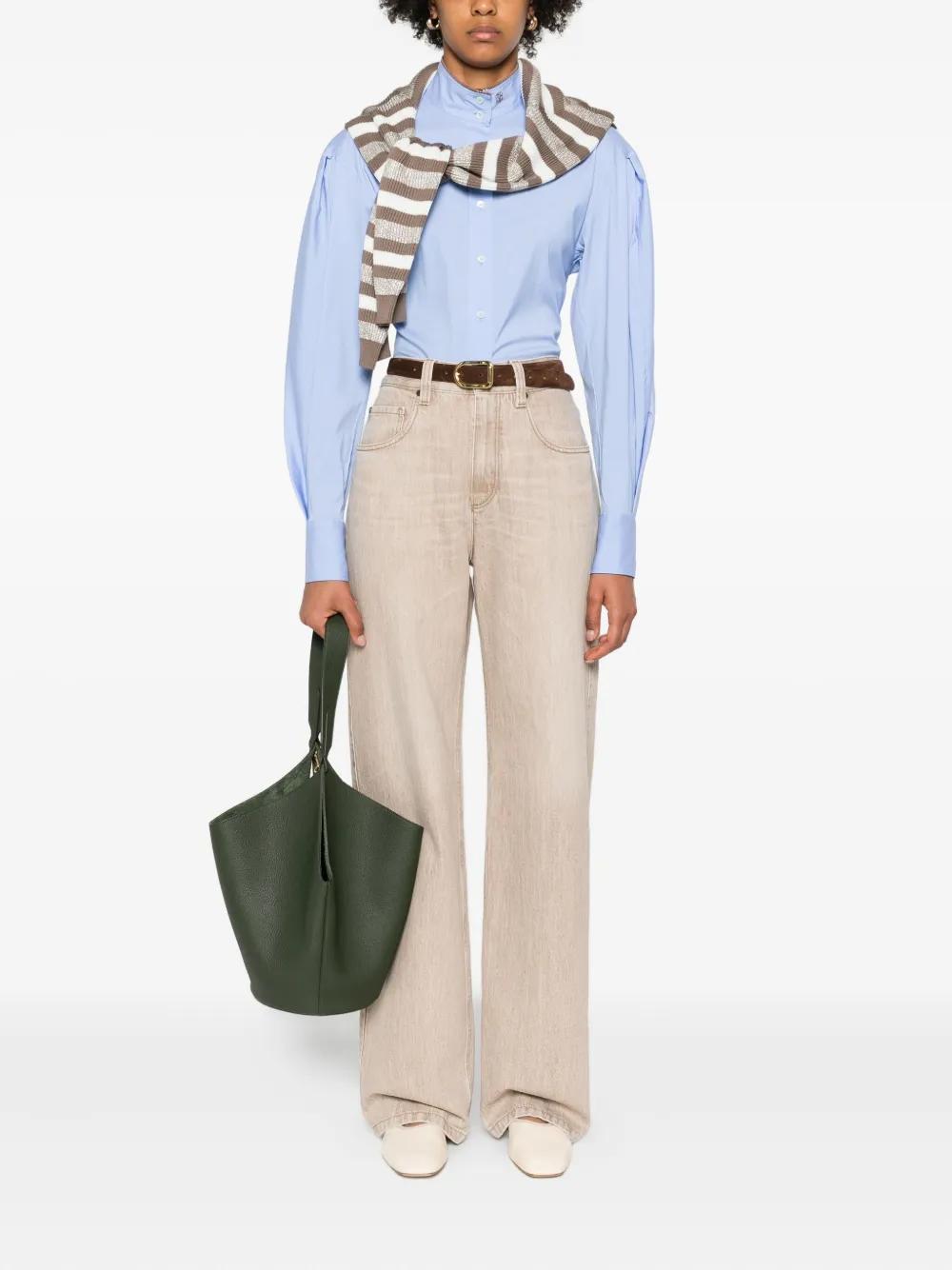 BRUNELLO CUCINELLI Puffed Sleeve Blouse