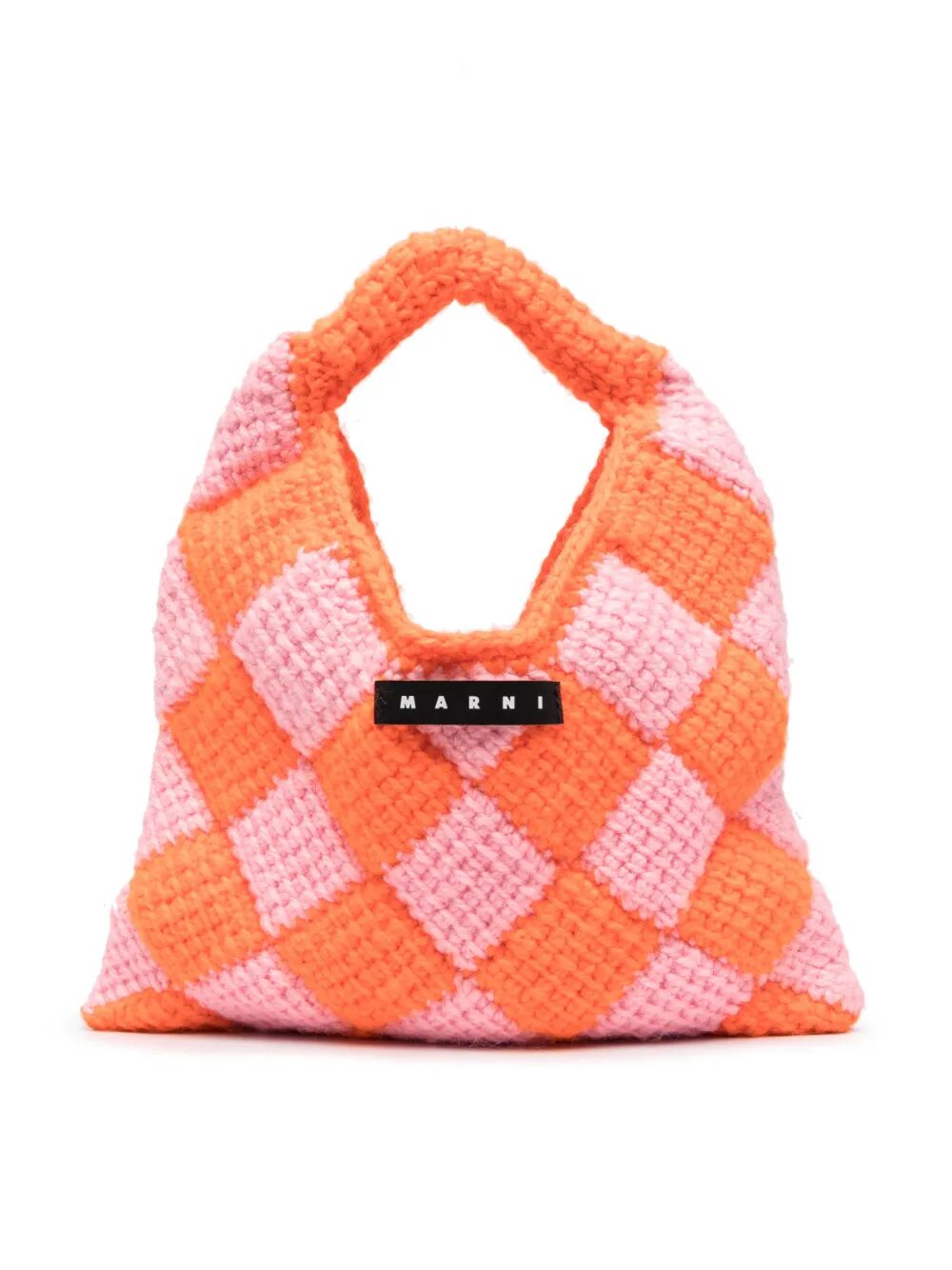 MARNI KIDS Mini Crochet Diamond Handbag
