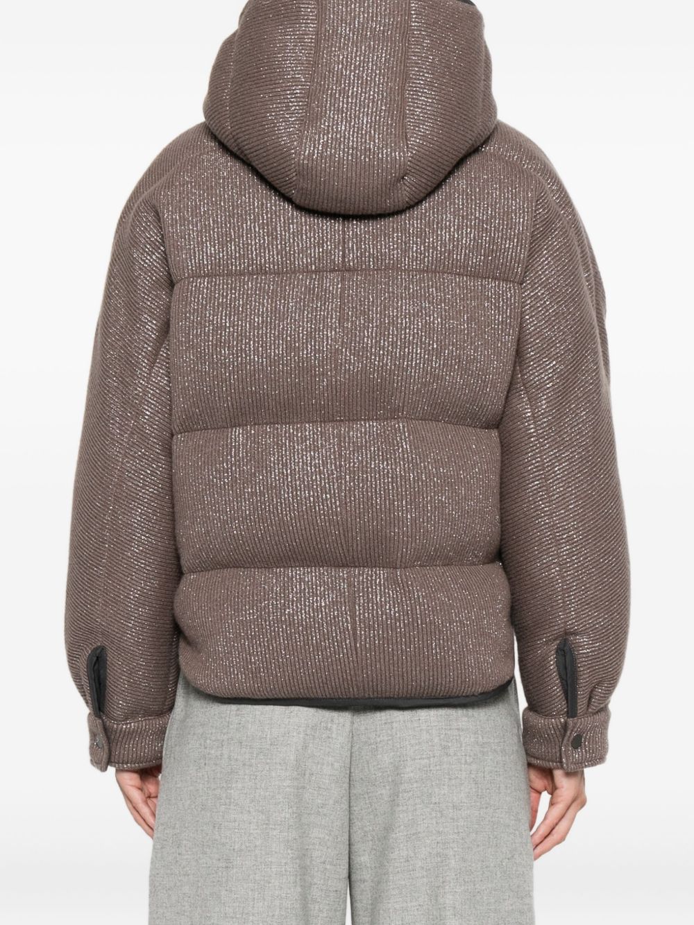 BRUNELLO CUCINELLI Hooded Quilted Down Jacket for Women