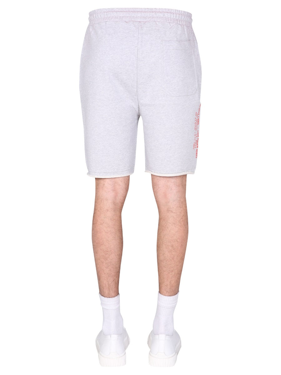 HELMUT LANG Men's Fleece Bermuda Shorts