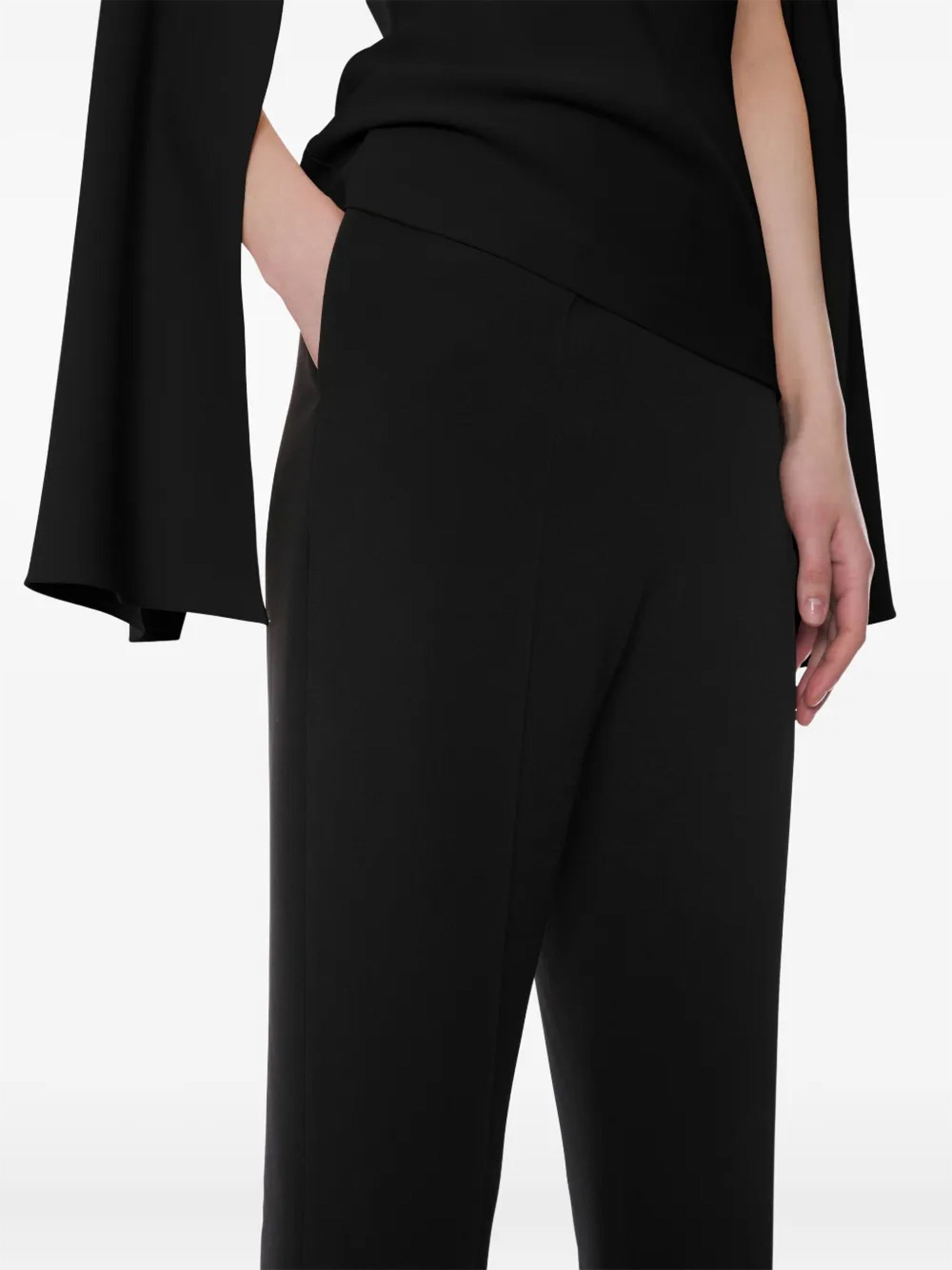 ALBERTA FERRETI Viscose Straight Leg Pants for Women - FW25 Collection