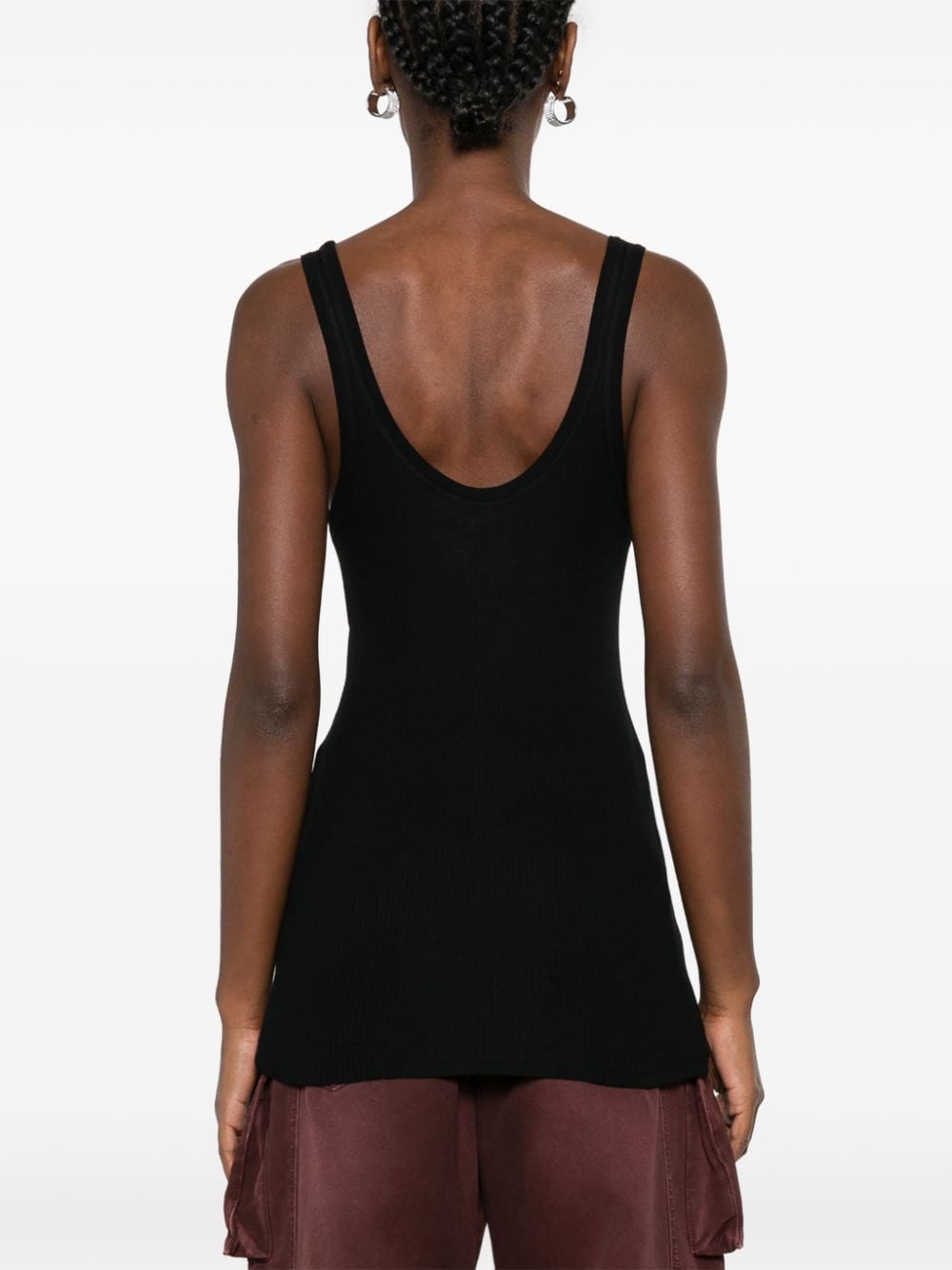MAJESTIC Ribbed Viscose Tank Top