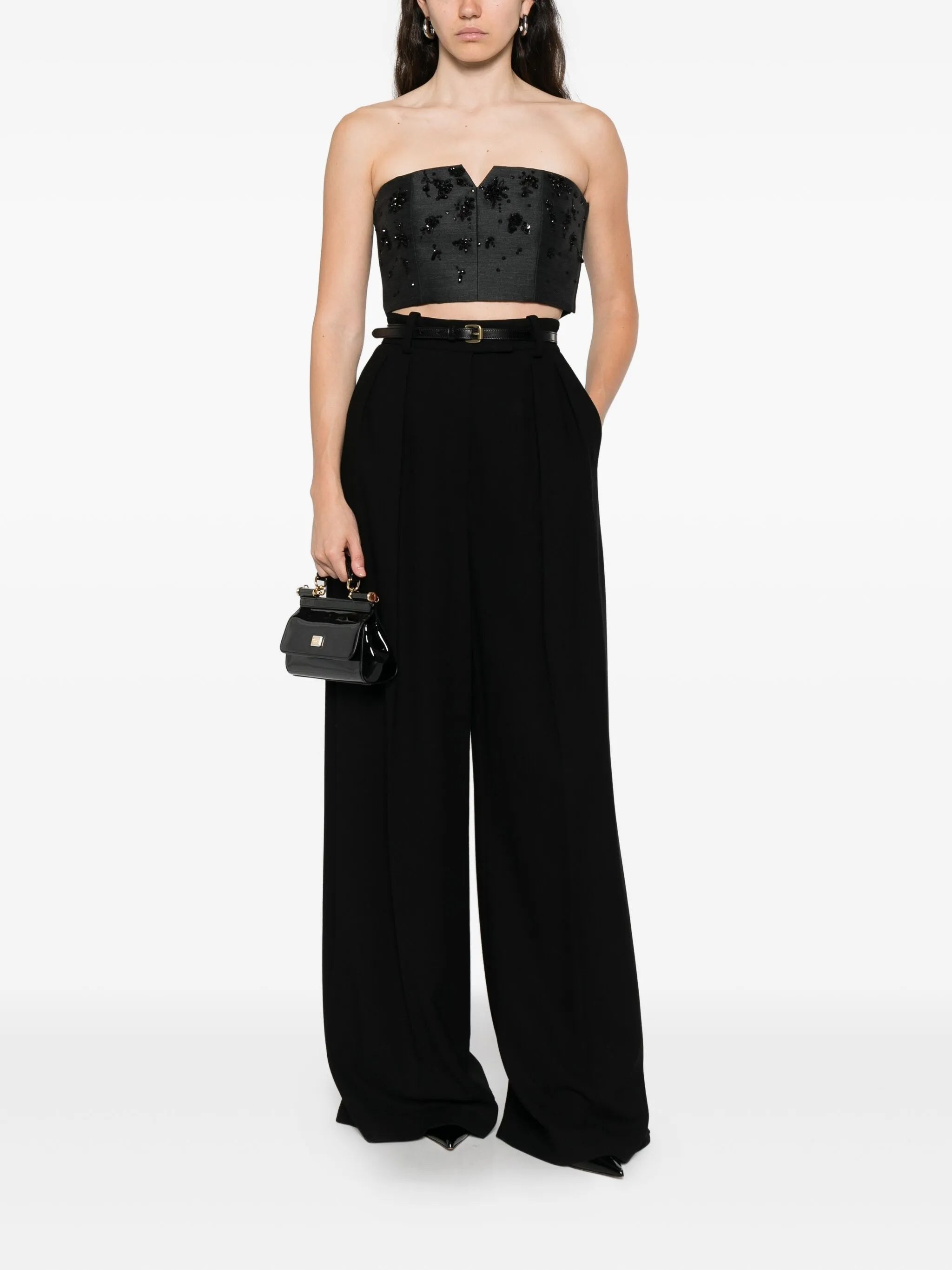 ALBERTA FERRETI Elegant Wool-Silk Blend Top for Women