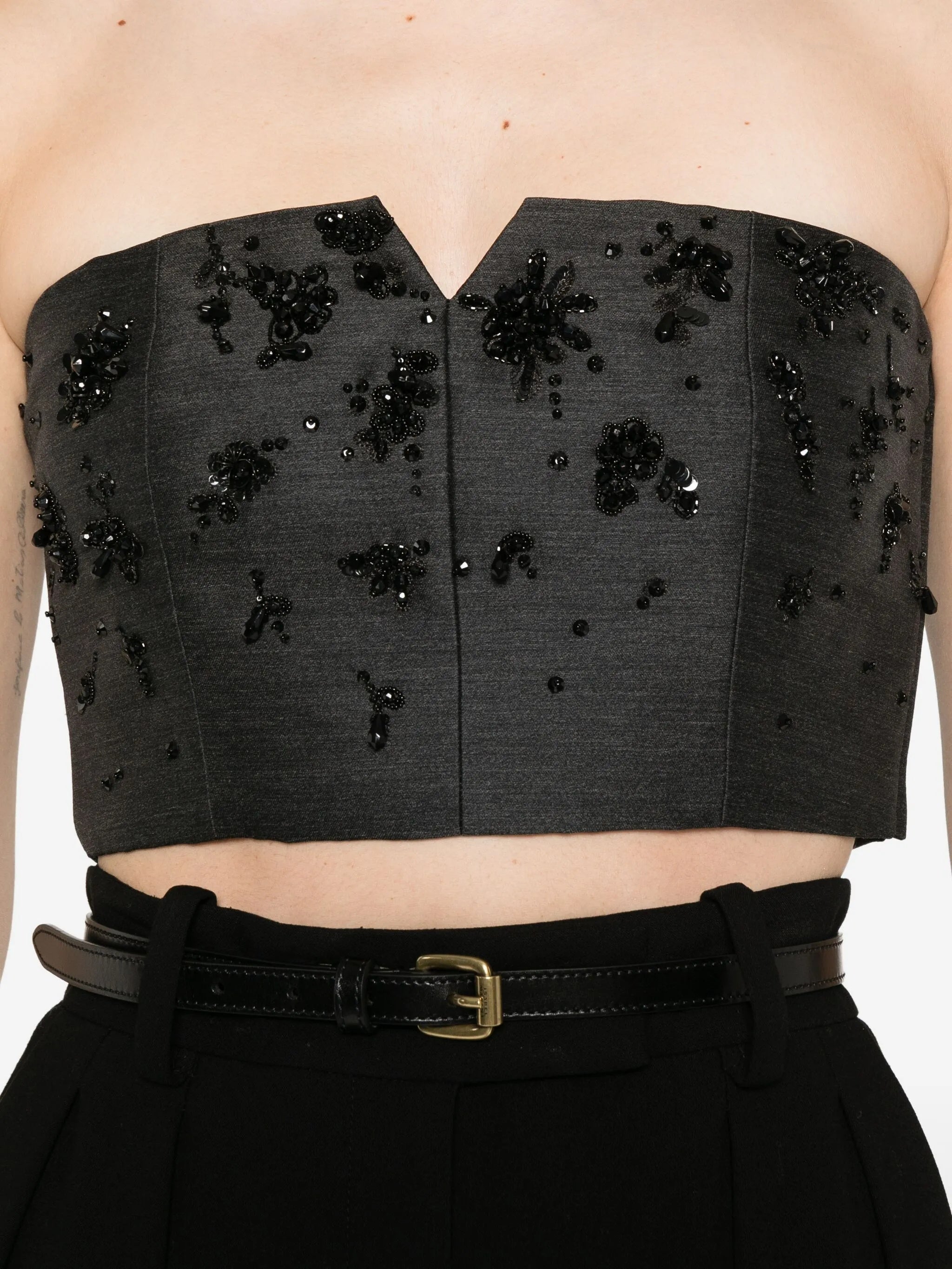 ALBERTA FERRETI Elegant Wool-Silk Blend Top for Women