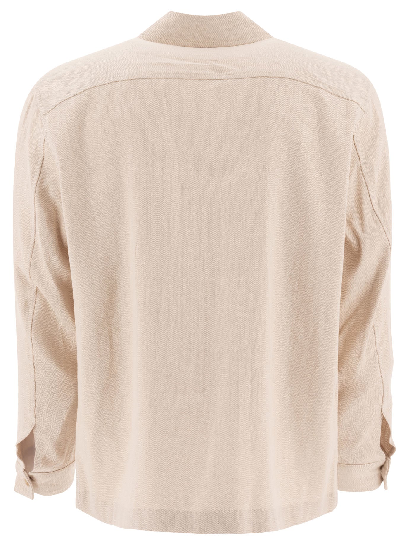 VINCE Linen Overshirt for Men - Regular Fit