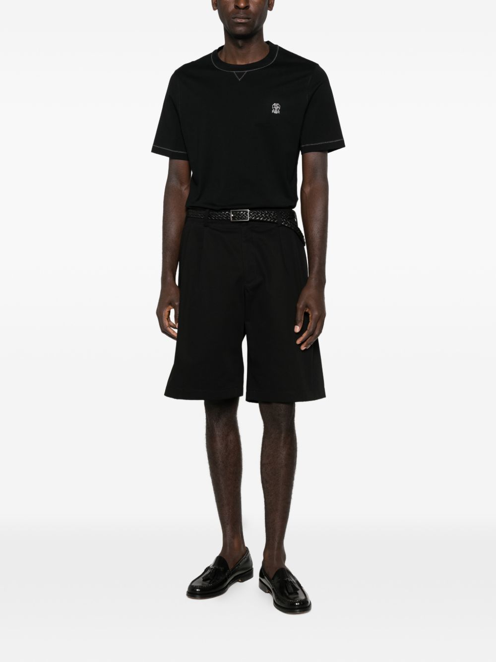 BRUNELLO CUCINELLI Logo Cotton T-Shirt for Men