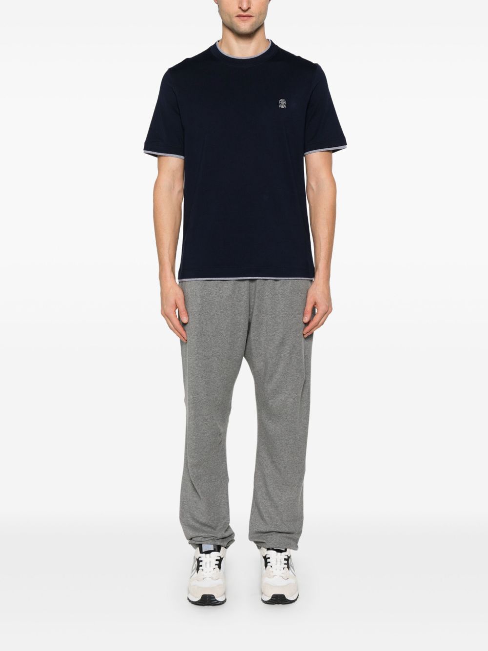 BRUNELLO CUCINELLI Slim Fit Crew-Neck T-Shirt in Lightweight Cotton