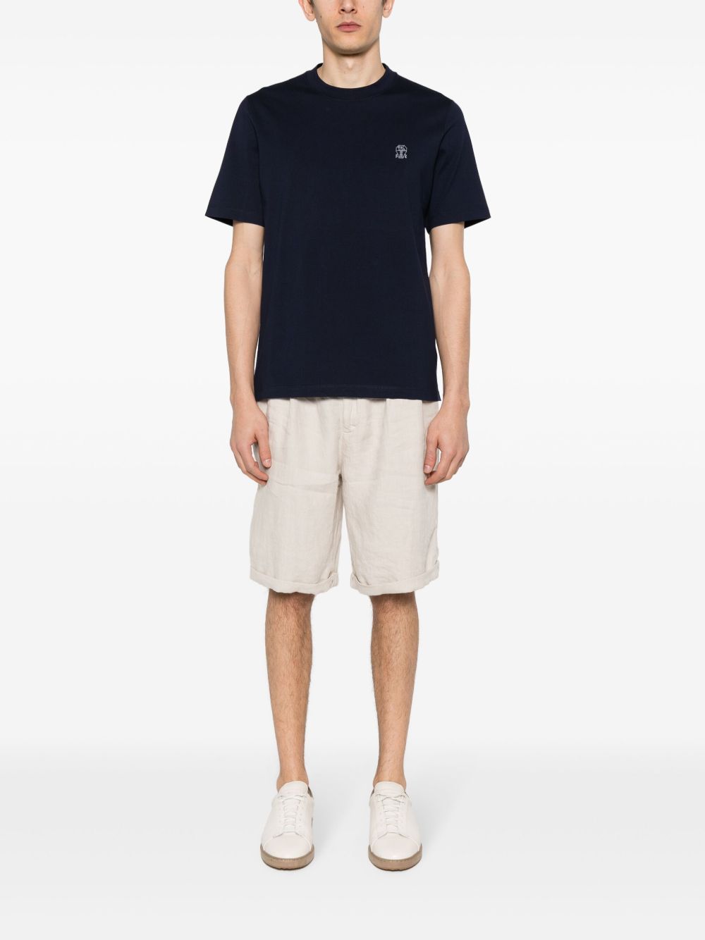 BRUNELLO CUCINELLI Logo Cotton T-Shirt