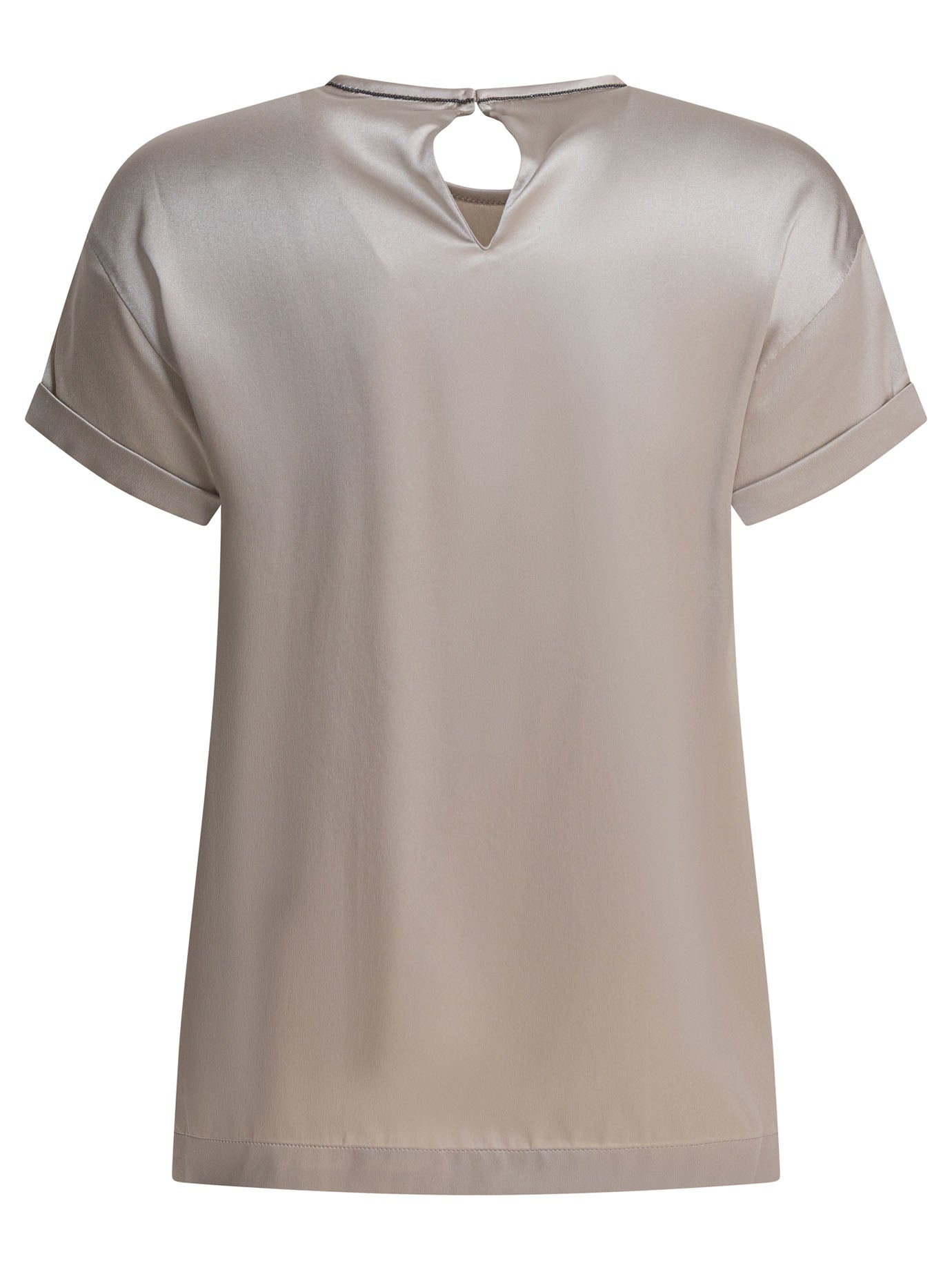 BRUNELLO CUCINELLI Women's Luxe Elastane T-Shirt - FW25 Collection