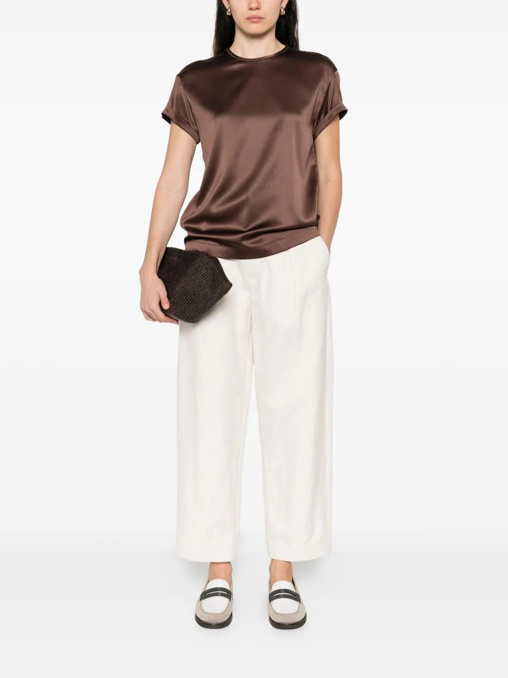 BRUNELLO CUCINELLI Crystal-Embellished Blouse for Women - FW25