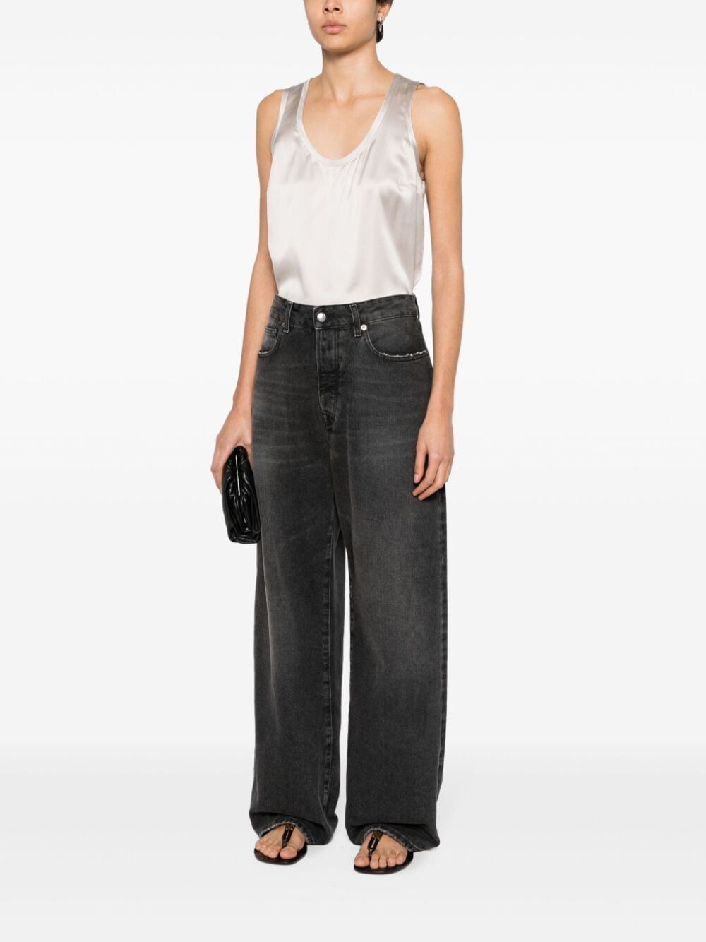 BRUNELLO CUCINELLI Sleeveless Silk Blouse for Women - Fall 2024 Collection