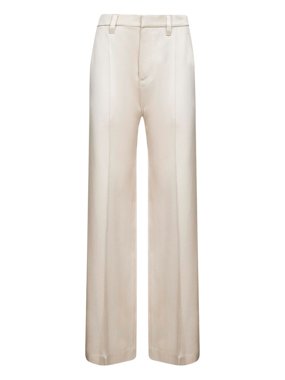 BRUNELLO CUCINELLI Wide-Leg Trousers with Pressed Creases