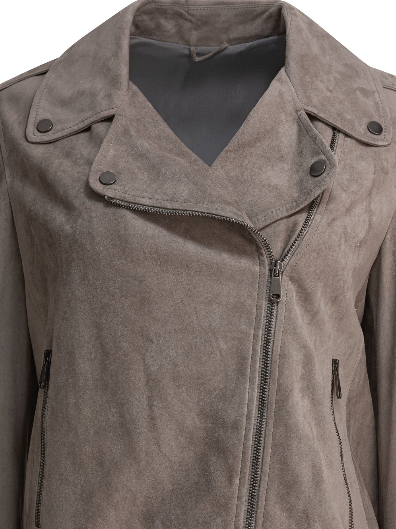 BRUNELLO CUCINELLI Elegant Leather Jacket for Women
