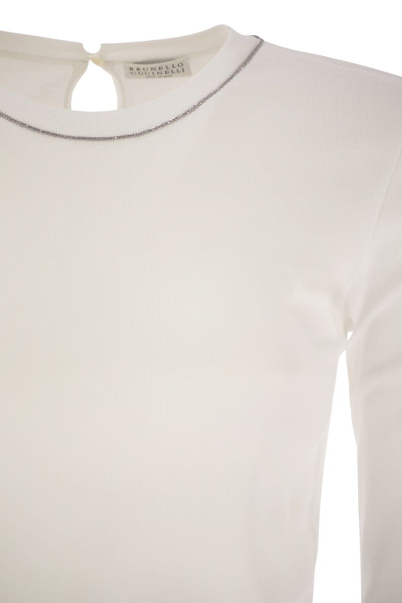 BRUNELLO CUCINELLI Monili Bead Embellished Knit Top for Women