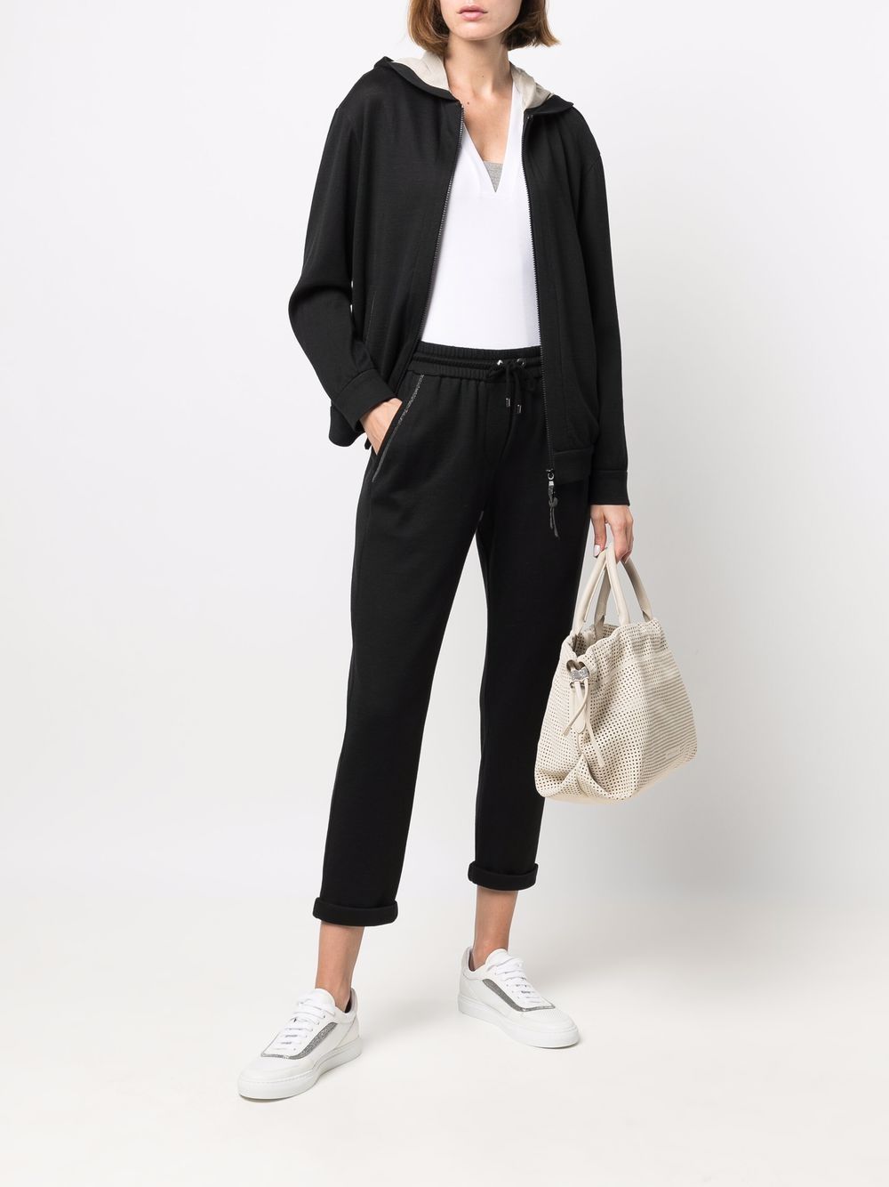 BRUNELLO CUCINELLI V-Necked Cotton Top