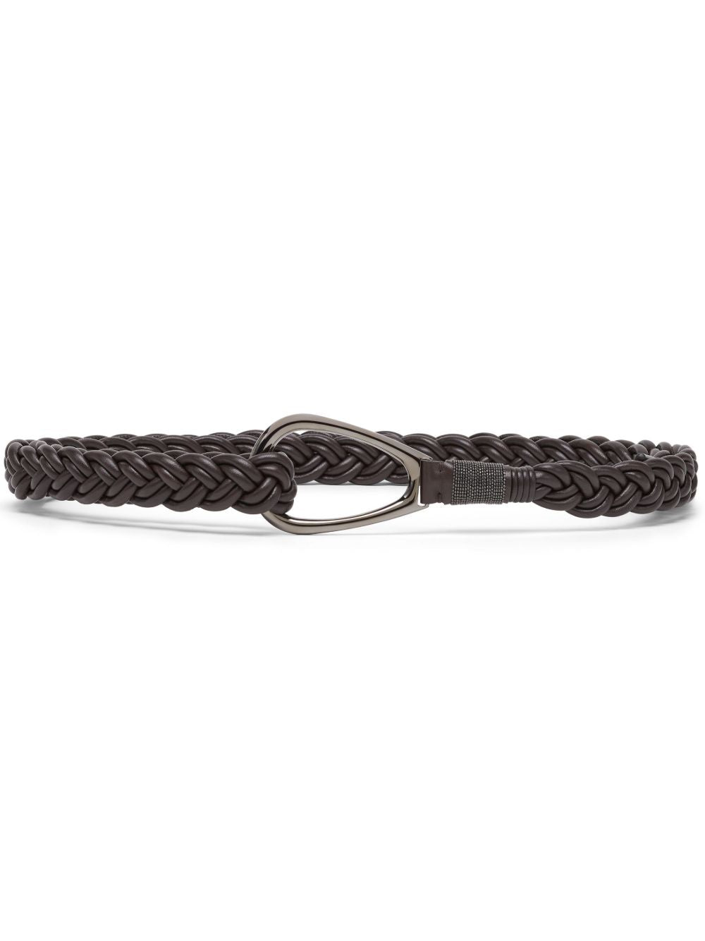 BRUNELLO CUCINELLI Weaved Leather Belt for Women
